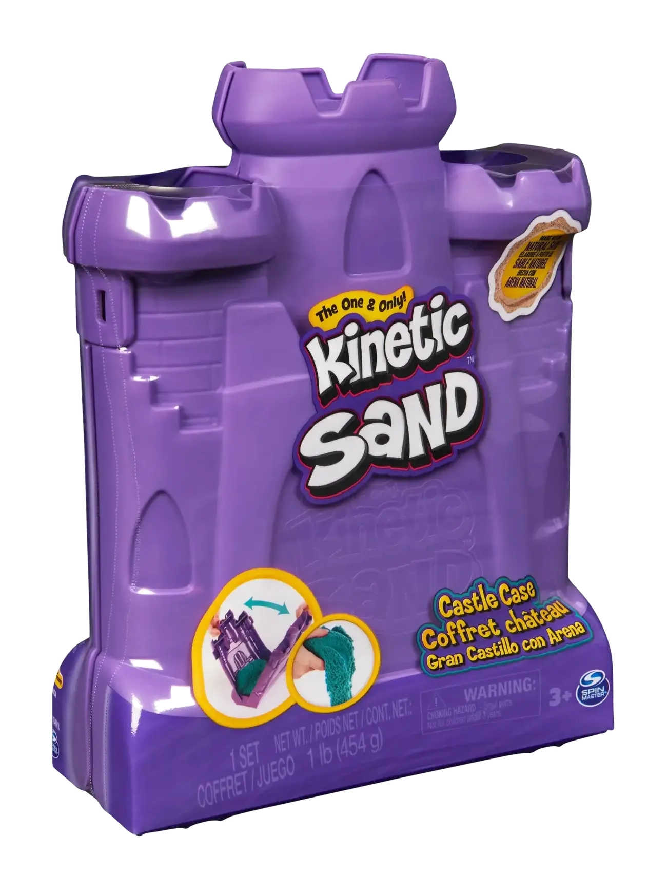 Kinetic Sand - Kinetic Sand Castle Case - Lime Green - modelleringsleire - multi - 5