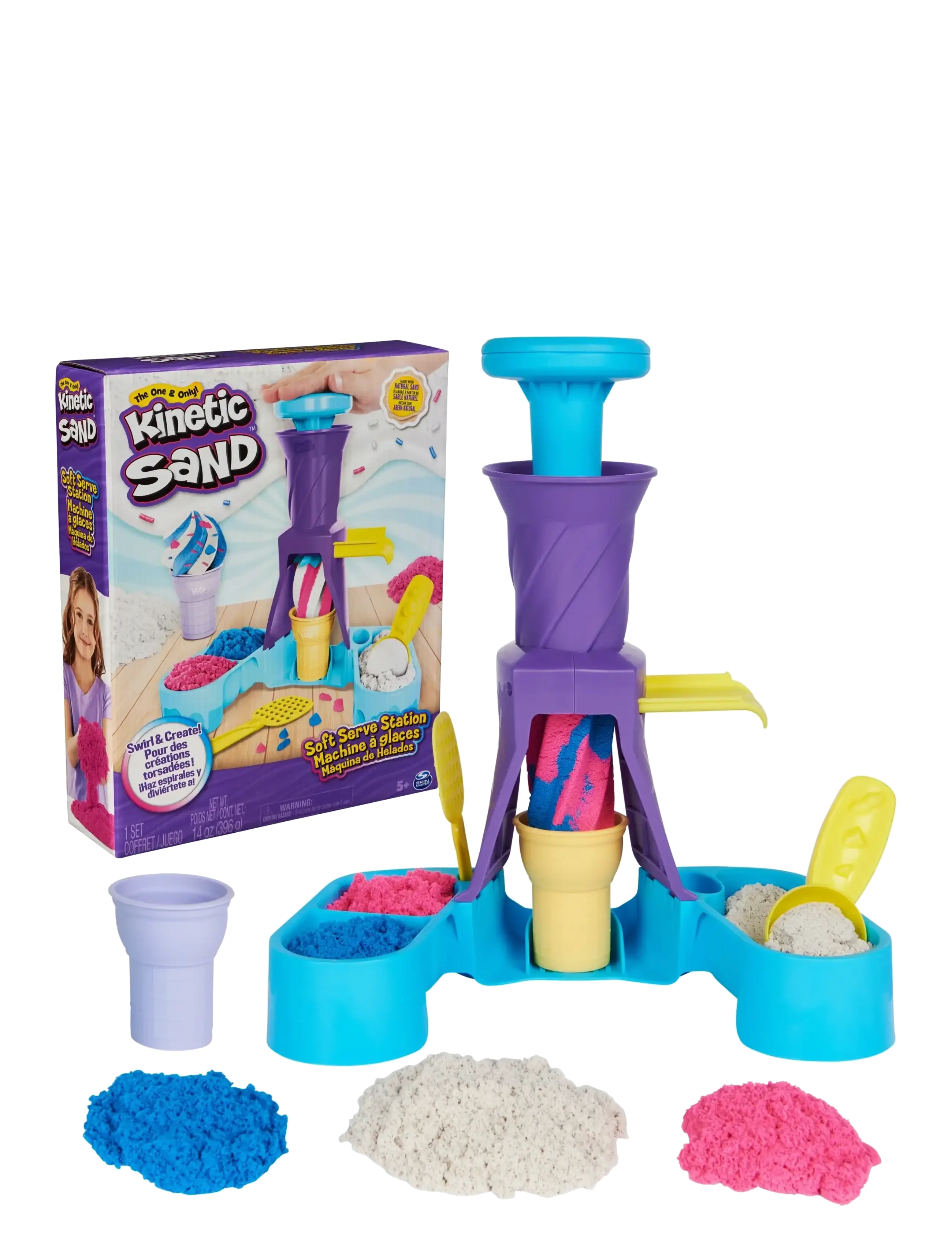 Kinetic Sand Kinetic Sand Soft Serve Station - Modellervoks - MULTI / multi