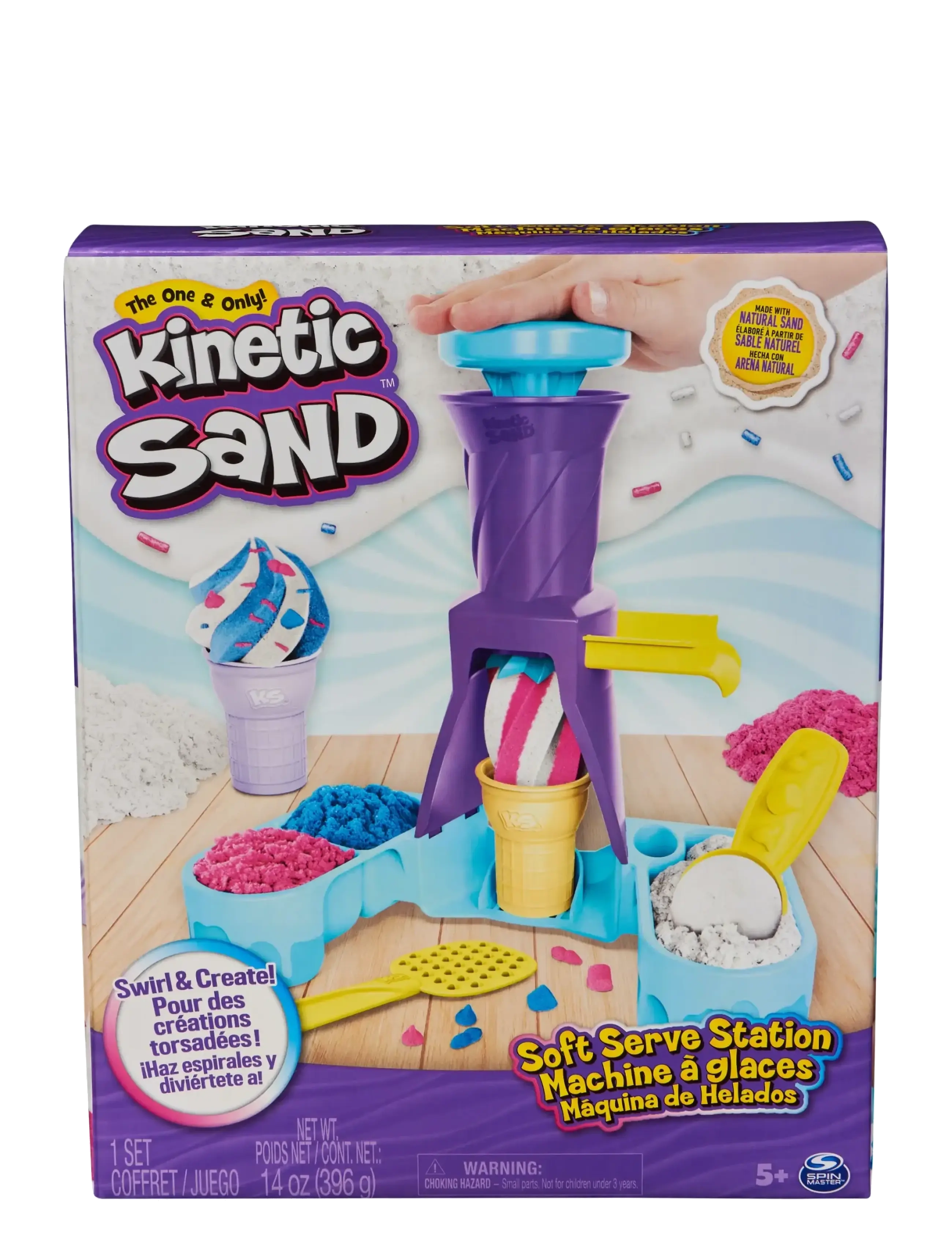 Kinetic Sand - Kinetic Sand Soft Serve Station - modellervoks - multi - 2