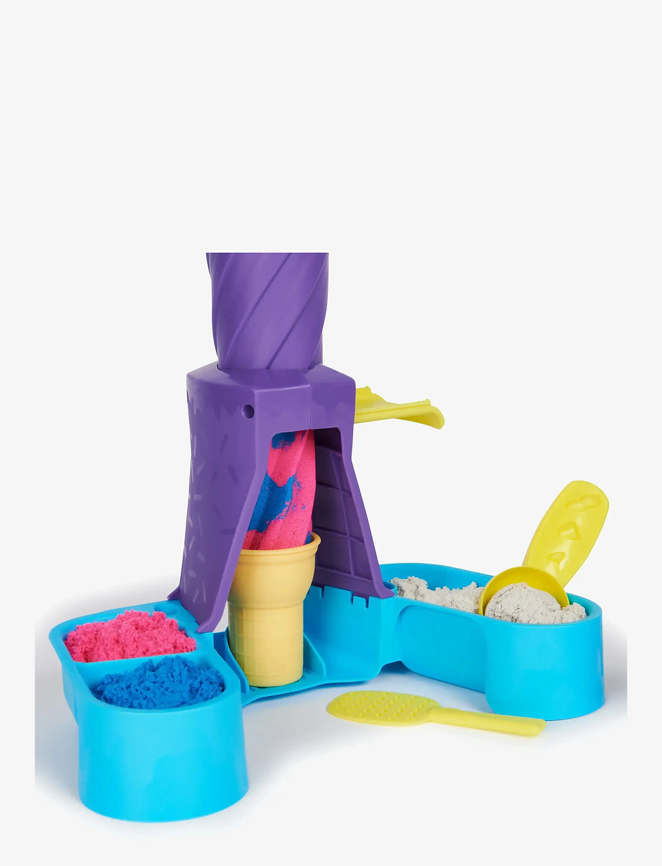 Kinetic Sand - Kinetic Sand Soft Serve Station - modelleringsleire - multi - 4
