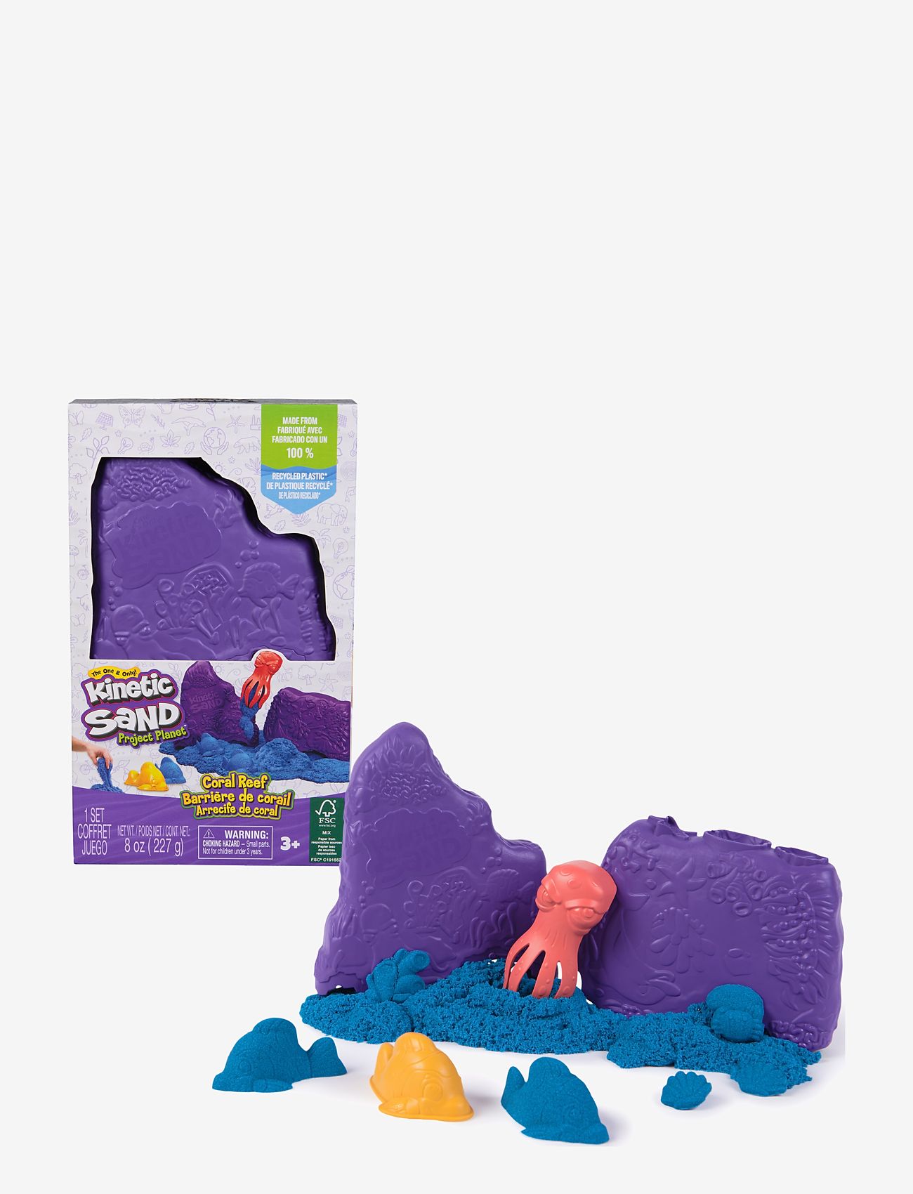 Kinetic Sand - Kinetic Sand Coral Reef Hideout - kreasæt - multi - 0