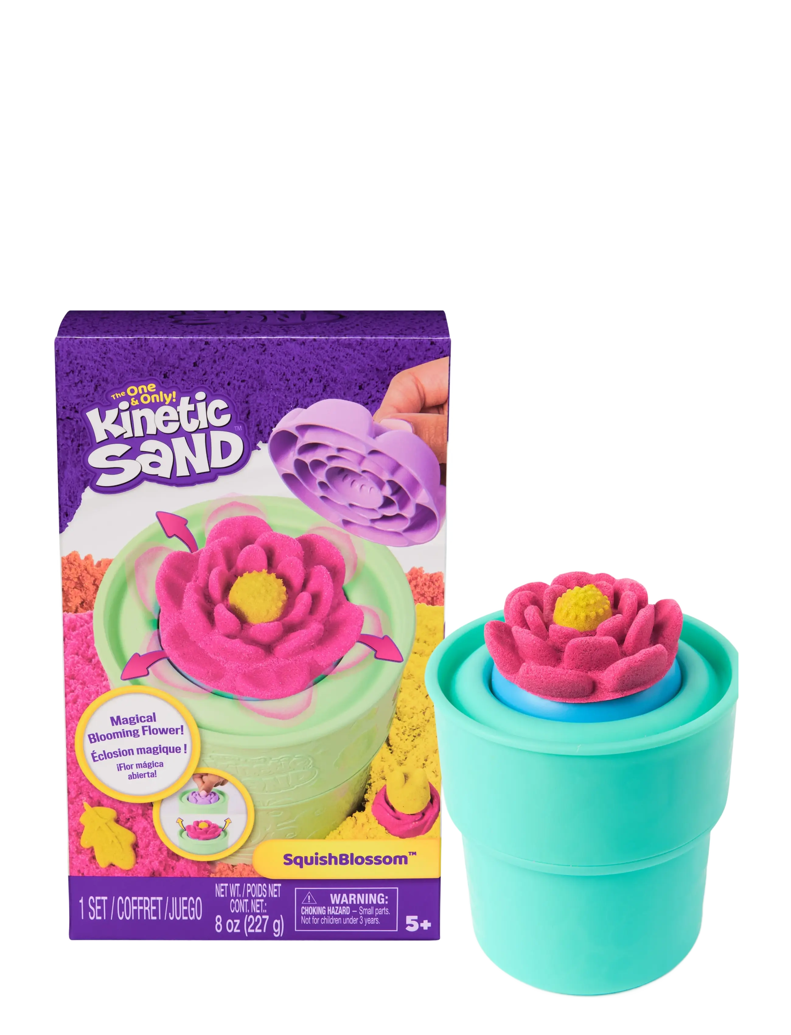 Kinetic Sand Kinetic Sand Squish Blossom - Legetøj 3-5 år - MUTI / multi