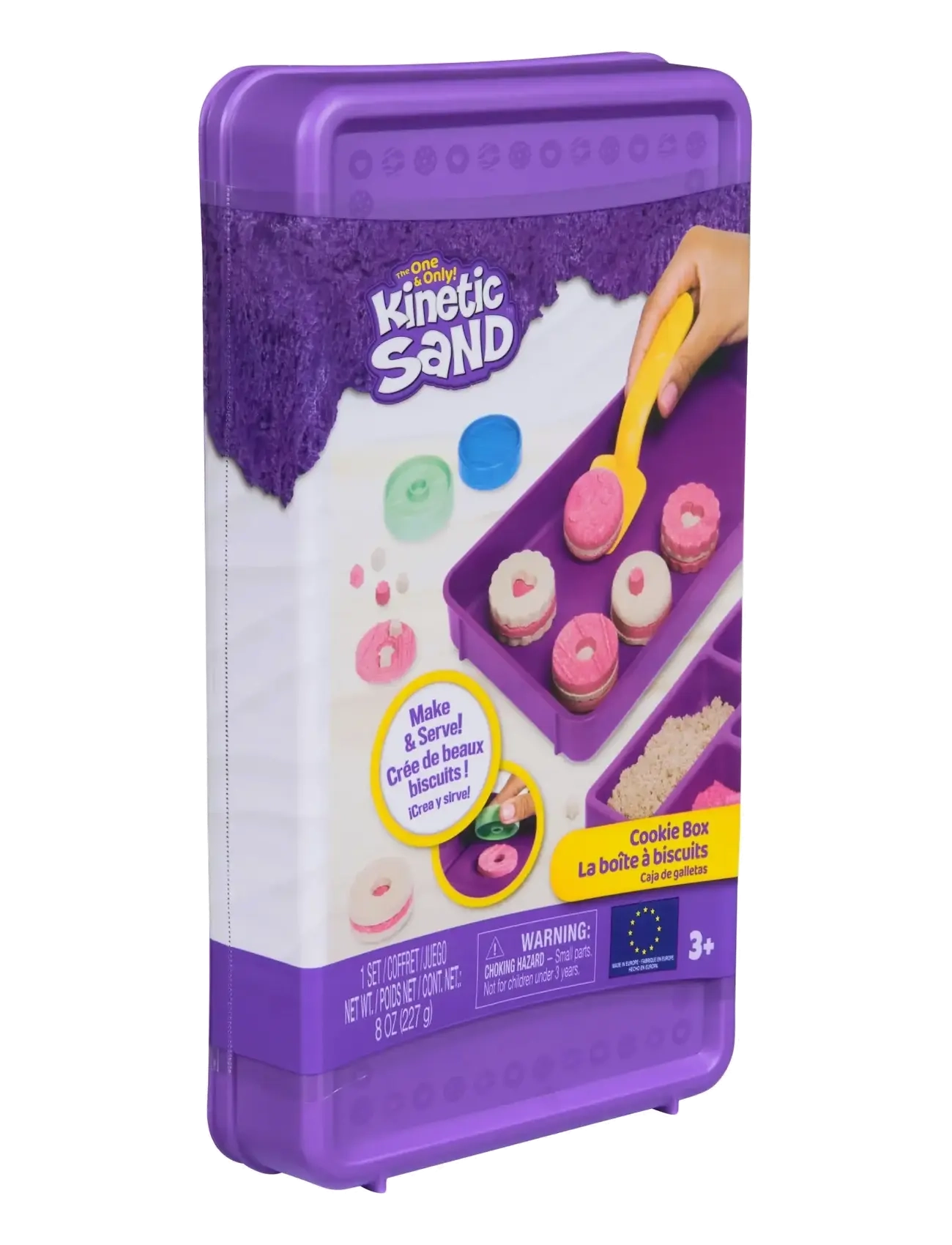 Kinetic Sand Cookie Box, Børn, Craft Sæt, Multi/mønstret, Str: ONE SIZE