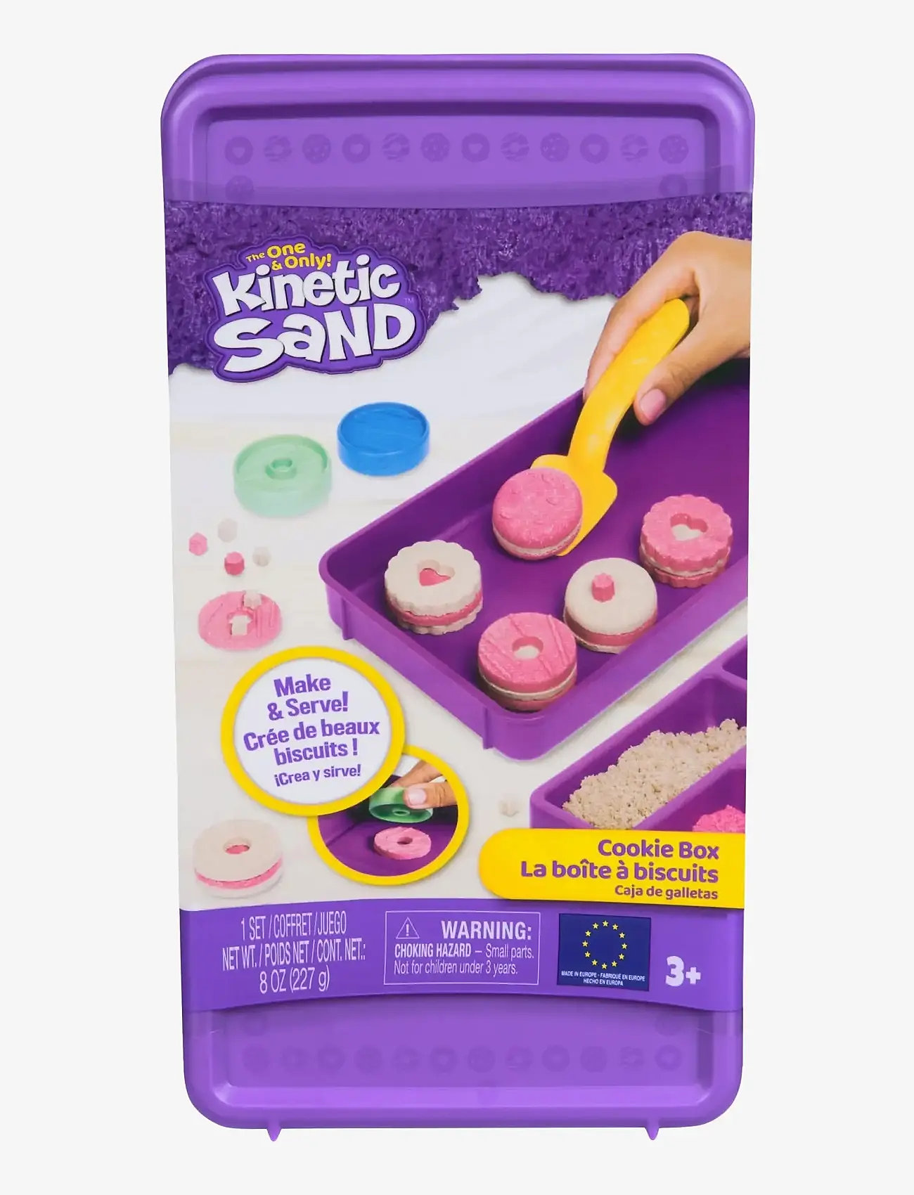 Kinetic Sand - Kinetic Sand Cookie Box - pysselset - muti - 2