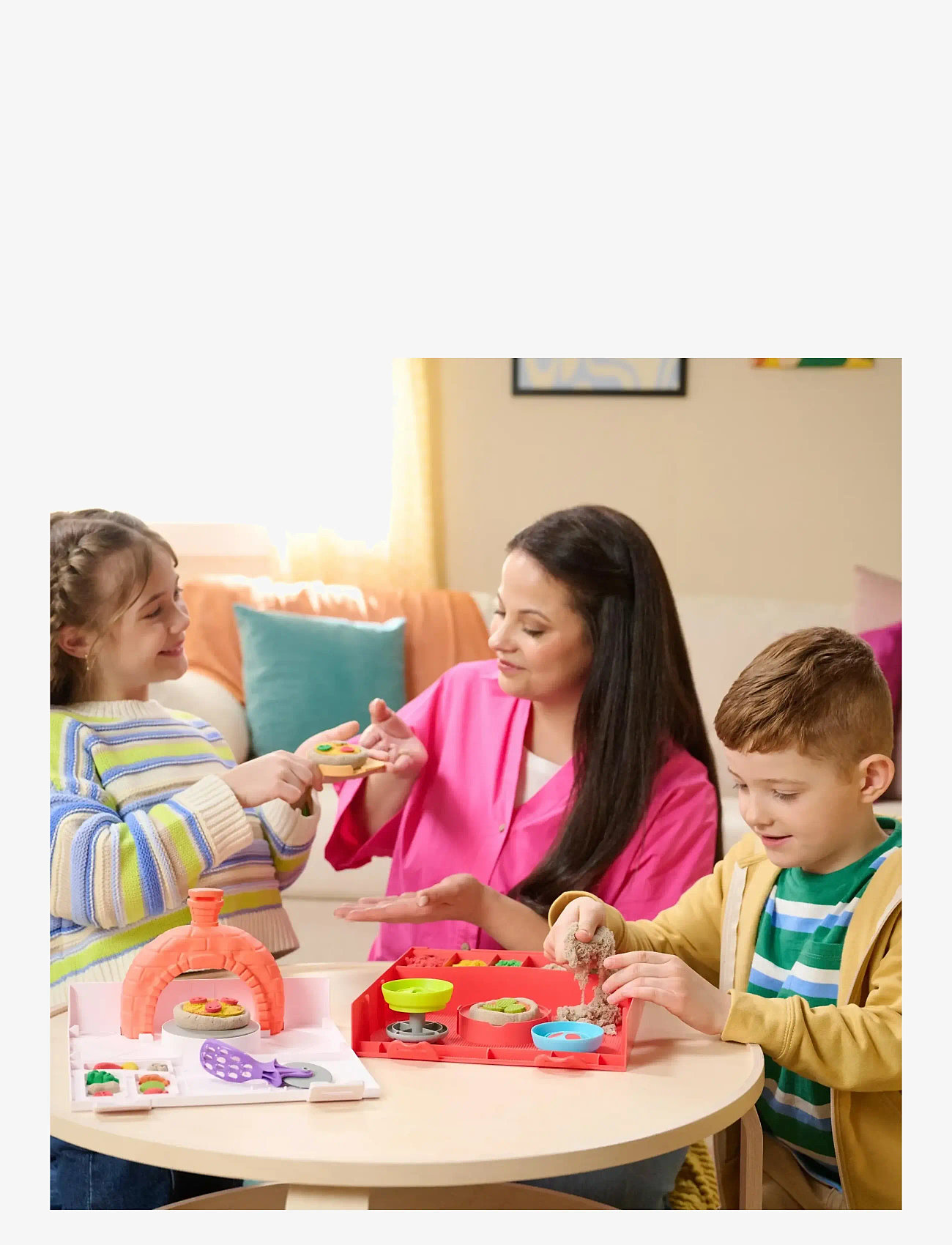 Kinetic Sand - Kinetic Sand Squish Pizza - leklera - muti - 1