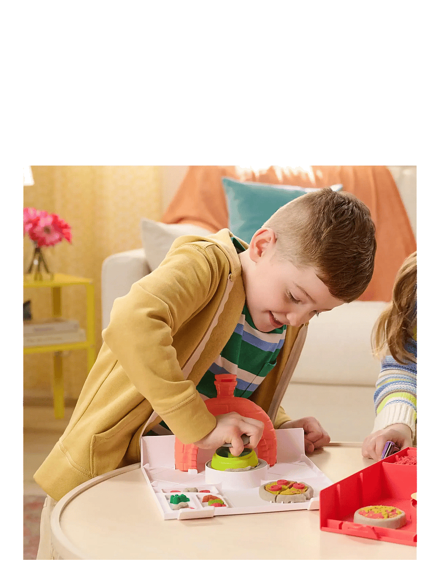 Kinetic Sand - Kinetic Sand Squish Pizza - leklera - muti - 2