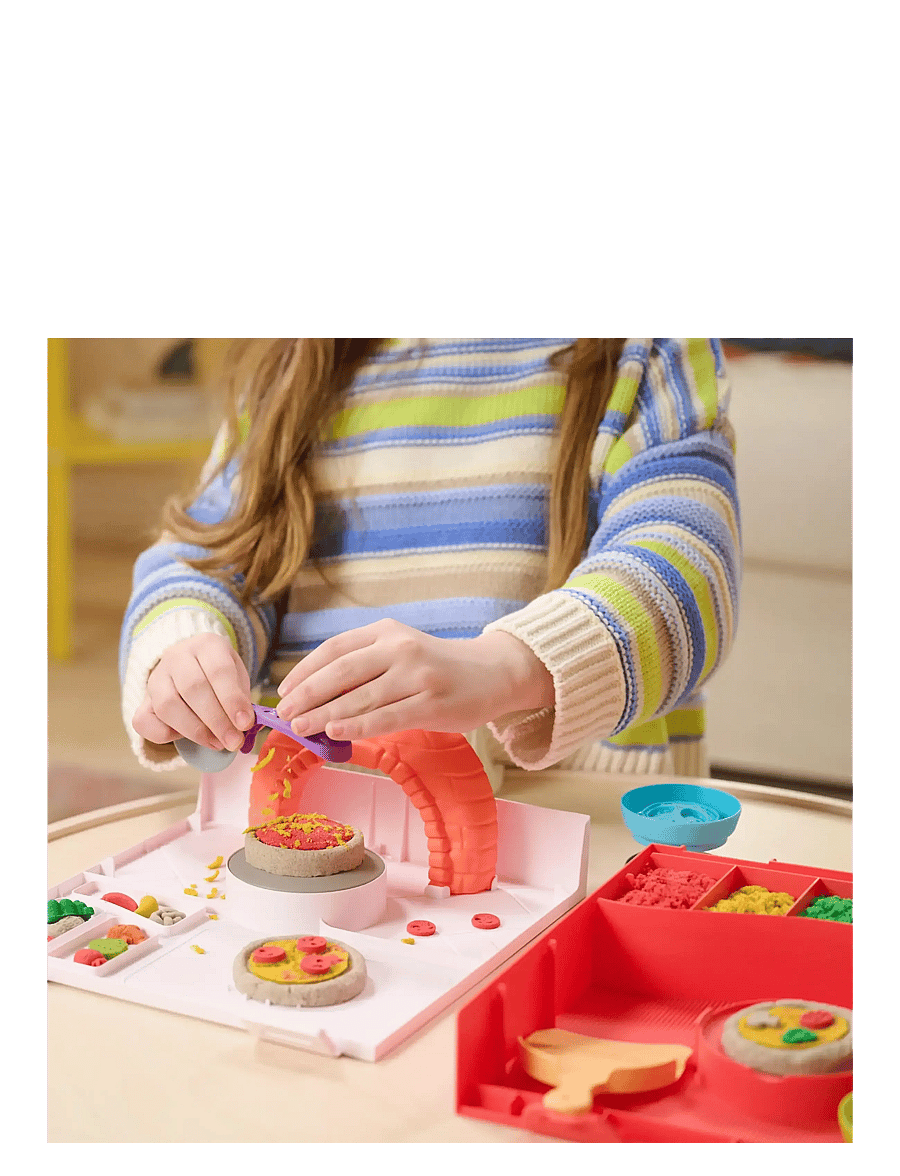 Kinetic Sand - Kinetic Sand Squish Pizza - leklera - muti - 3