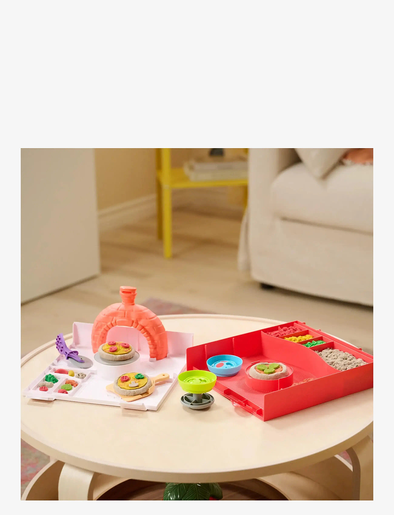 Kinetic Sand - Kinetic Sand Squish Pizza - leklera - muti - 4