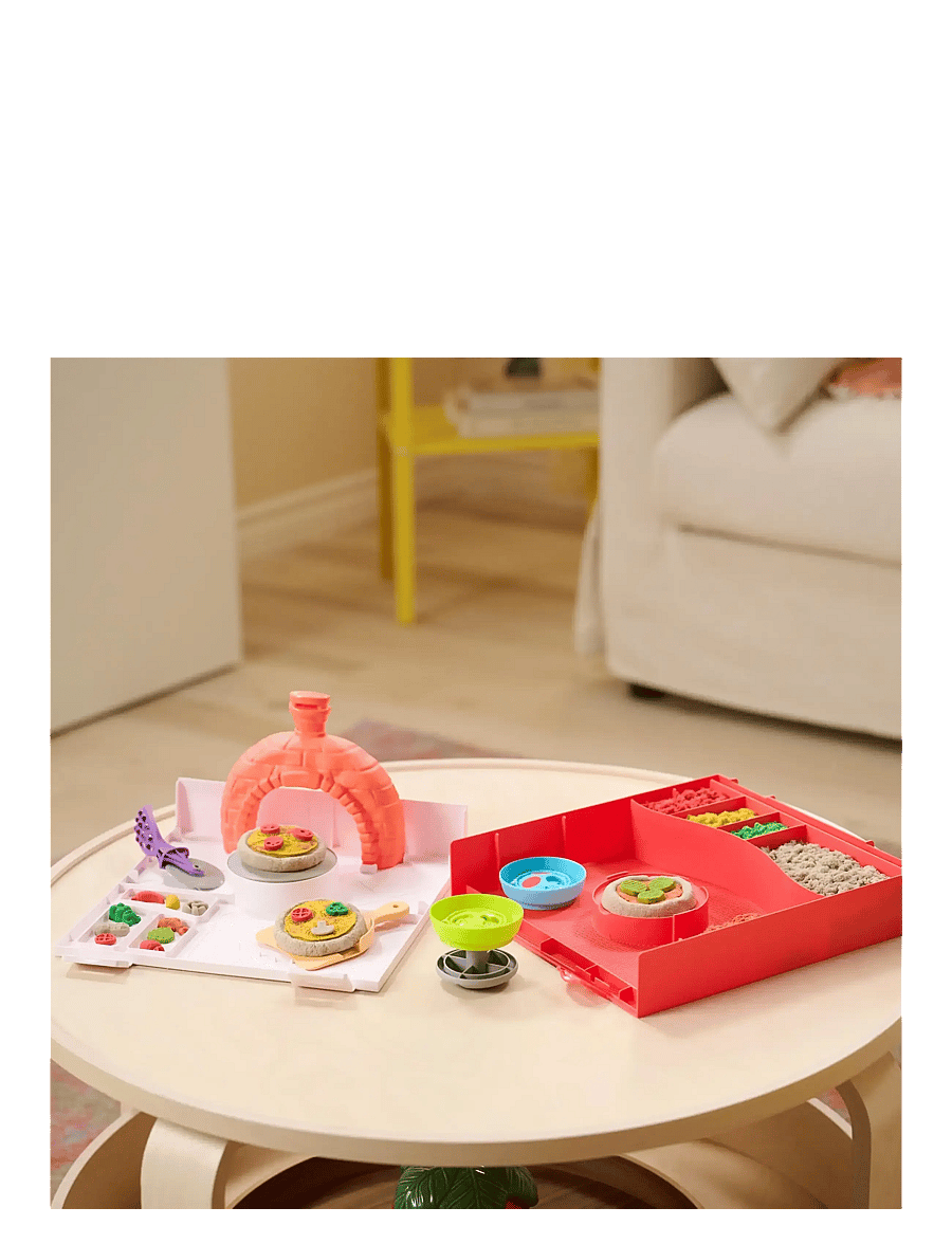 Kinetic Sand - Kinetic Sand Squish Pizza - leklera - muti - 4