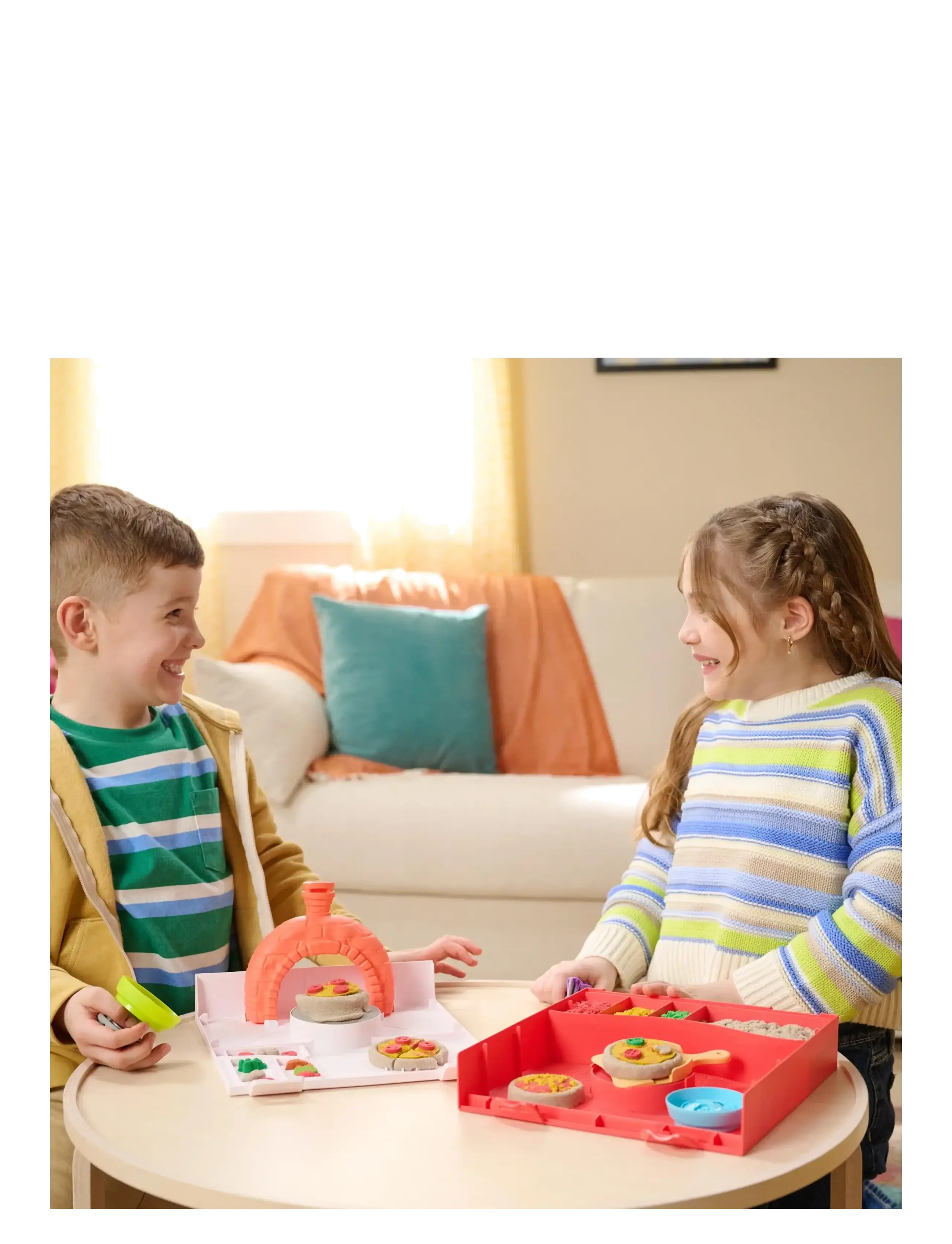 Kinetic Sand - Kinetic Sand Squish Pizza - modelleringsleire - muti - 5