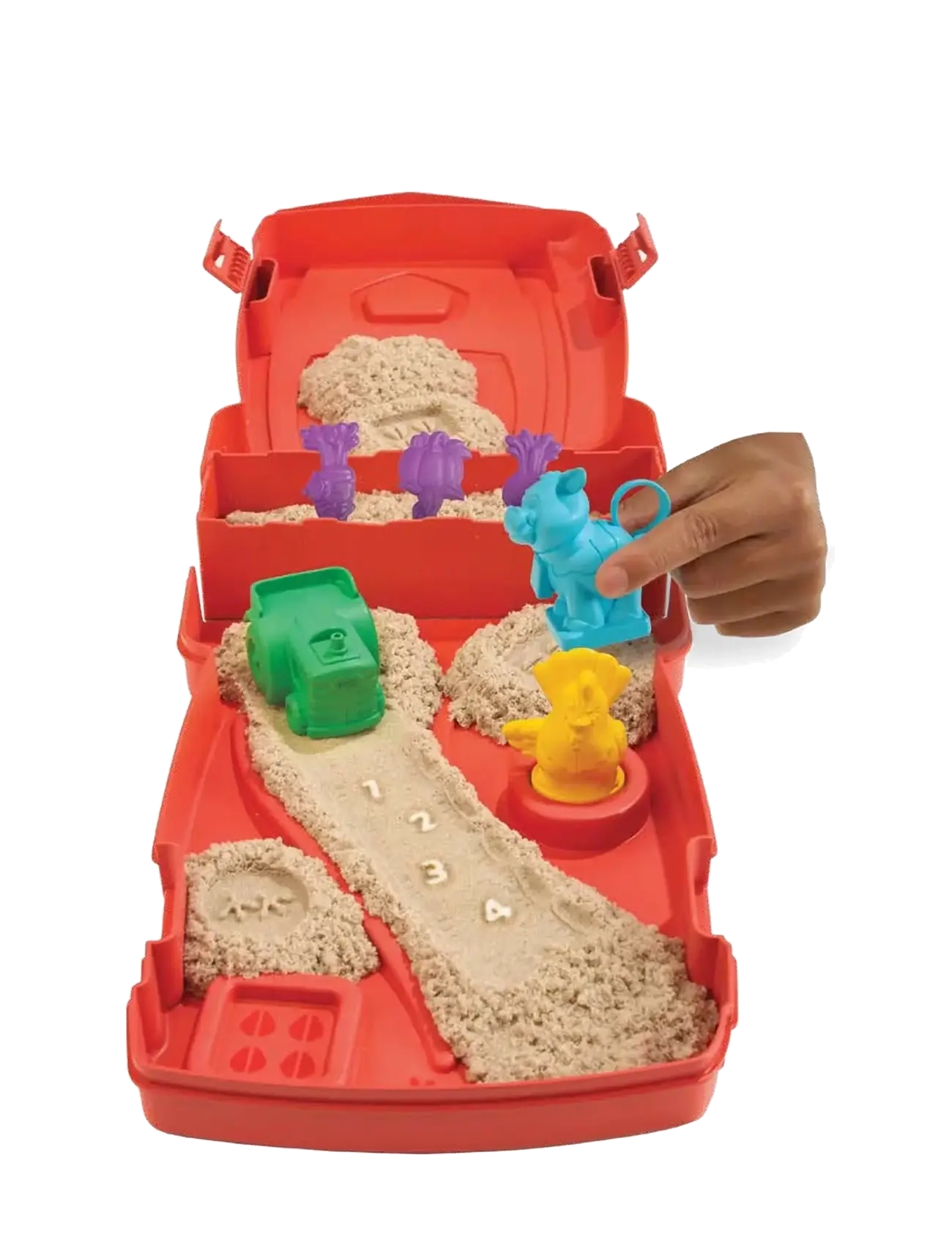 Kinetic Sand - Kinetic Sand Sandy Farm Set - leklera - muti - 1