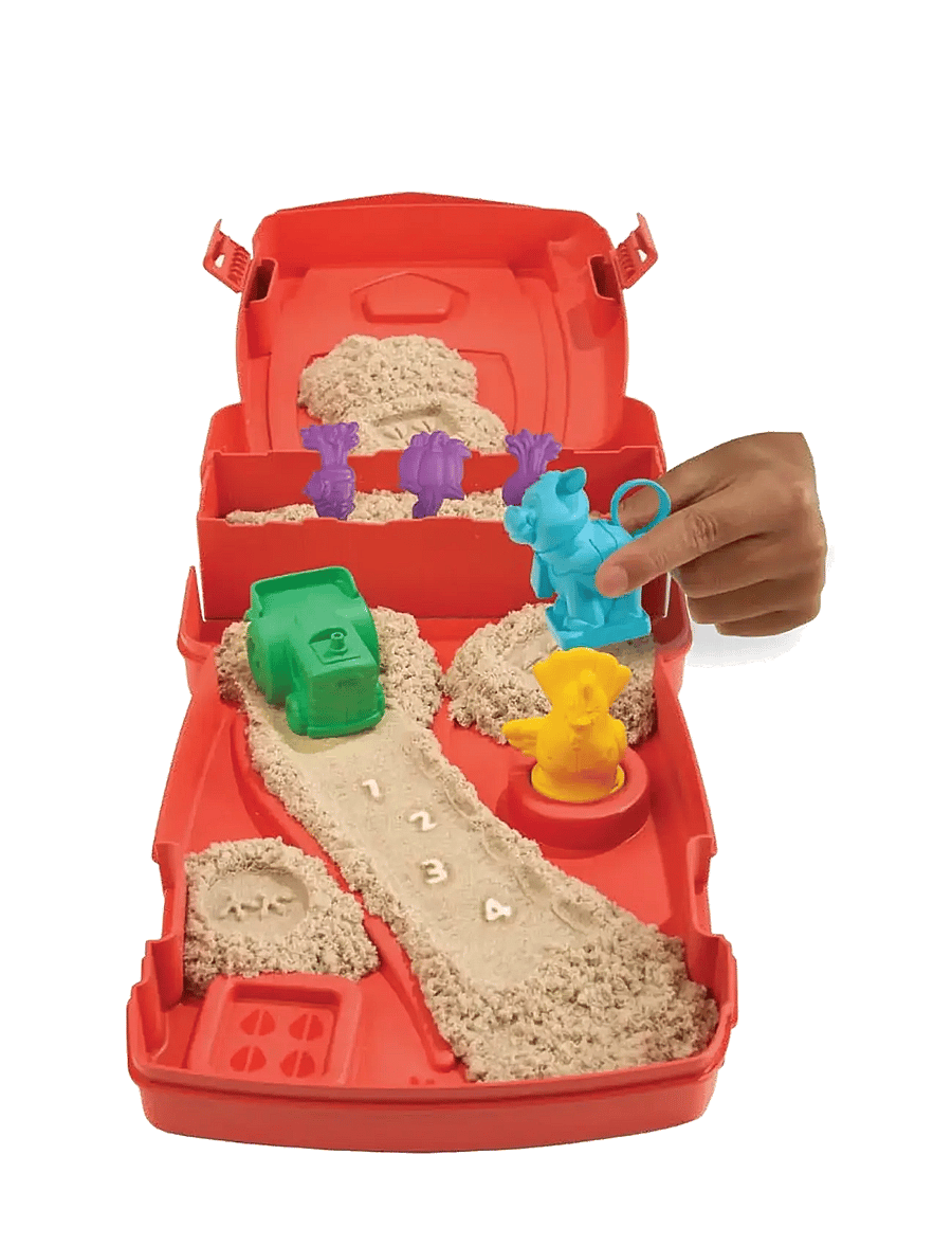 Kinetic Sand - Kinetic Sand Sandy Farm Set - muovailuvahat - muti - 1