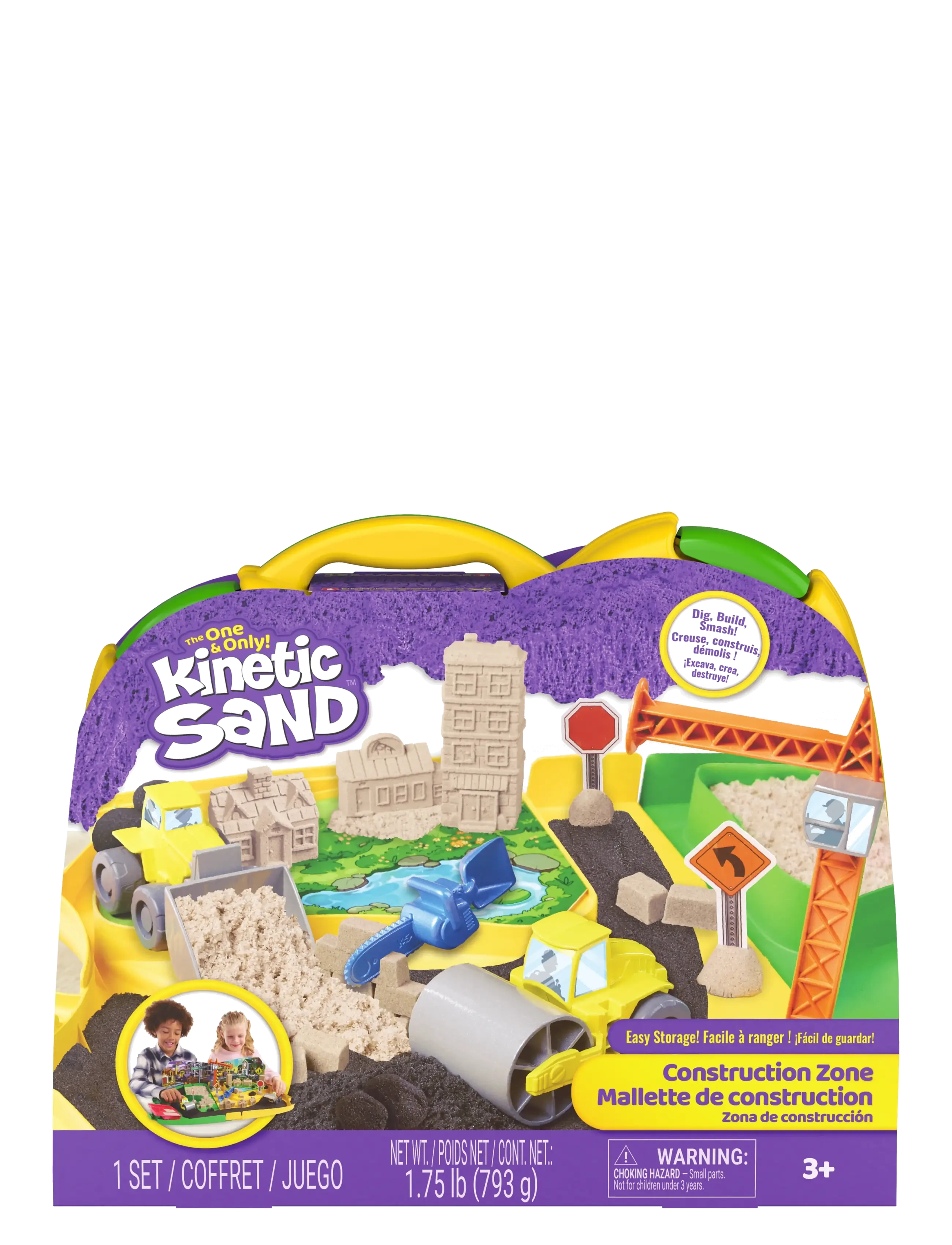 Kinetic Sand Kinetic Sand Construction Zone - Byggesæt - MULTI / multi