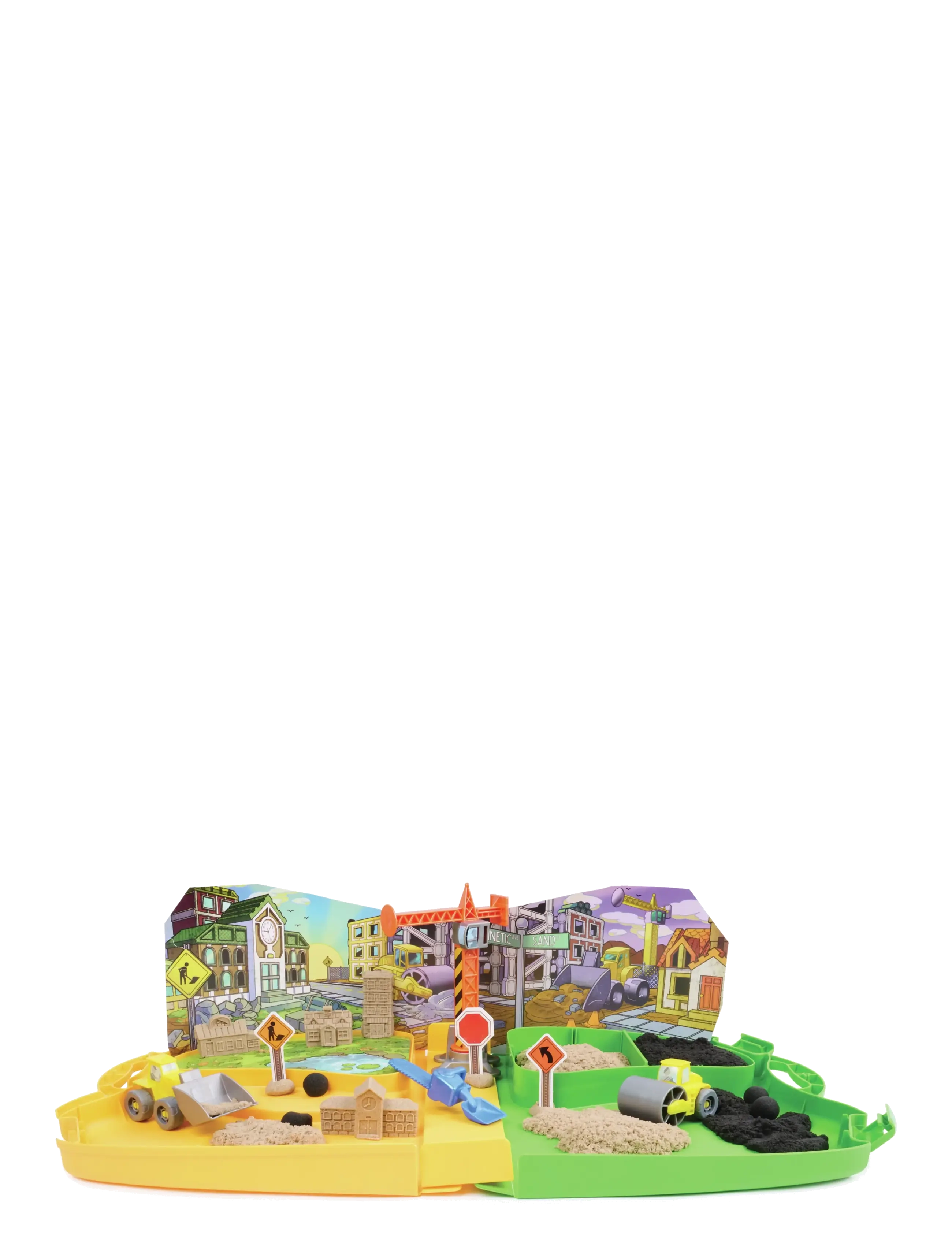 Kinetic Sand - Kinetic Sand Construction Zone - byggesæt - multi - 2