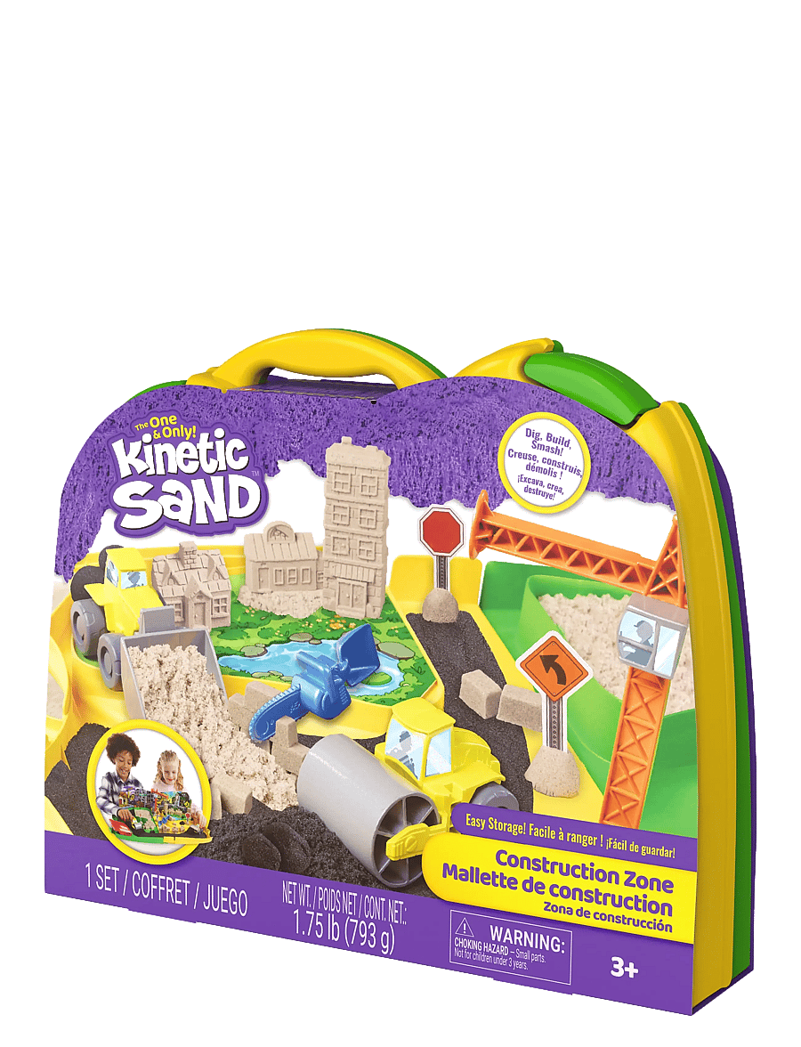 Kinetic Sand - Kinetic Sand Construction Zone - byggesæt - multi - 4