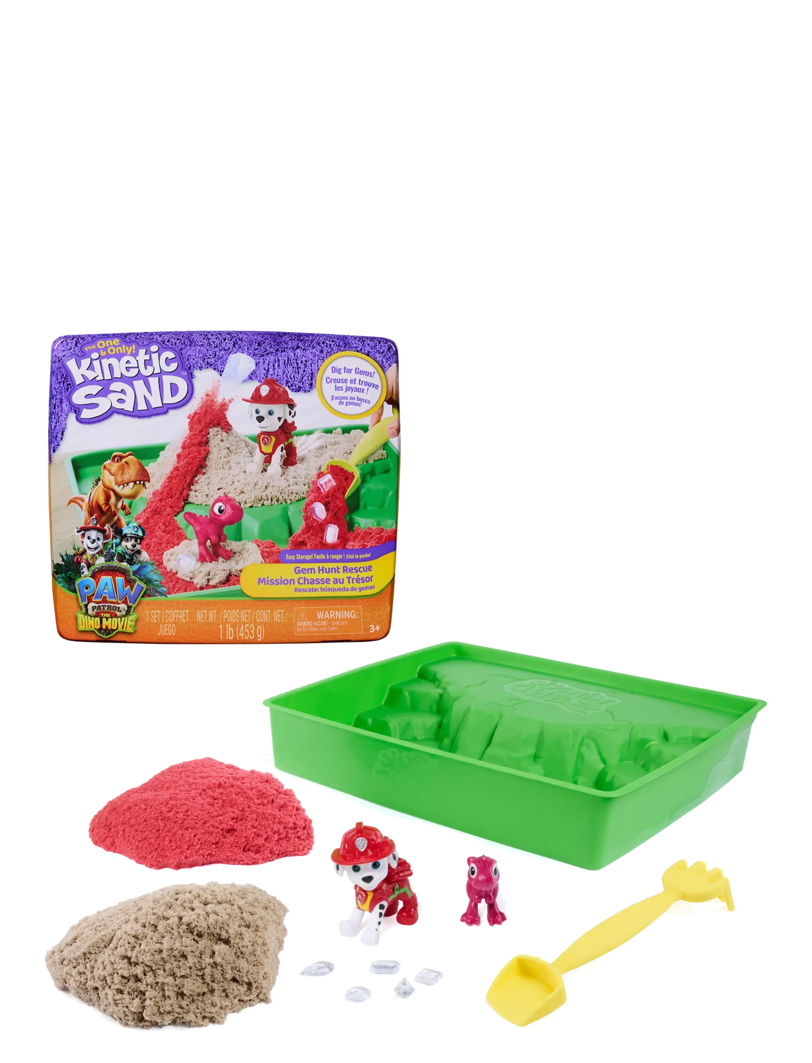 Kinetic Sand Kinetic Sand x Paw Movie 3 Tray - Marshall - Visa allt - MULTI / multi