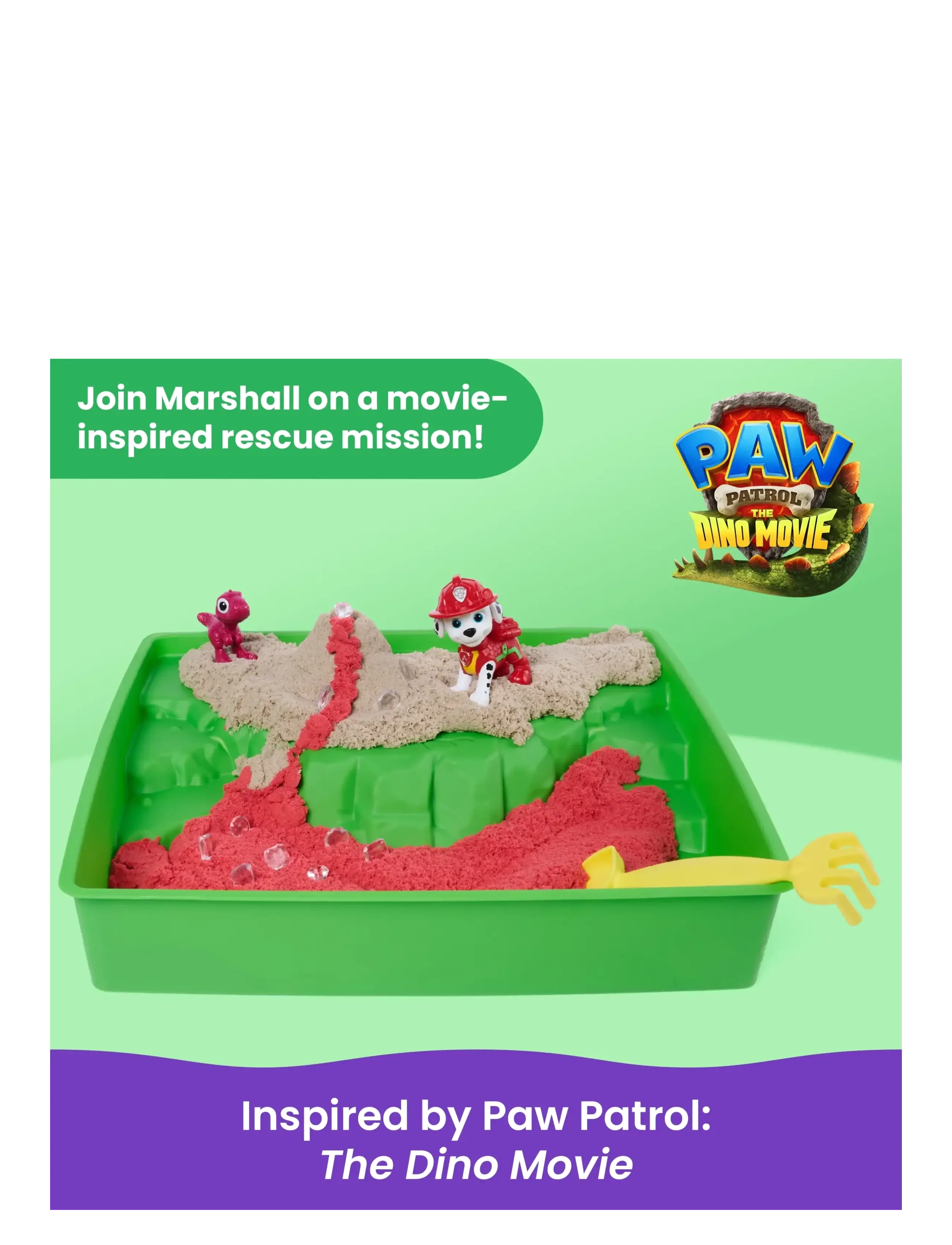 Kinetic Sand - Kinetic Sand x Paw Movie 3 Tray - Marshall - lekset - multi - 0
