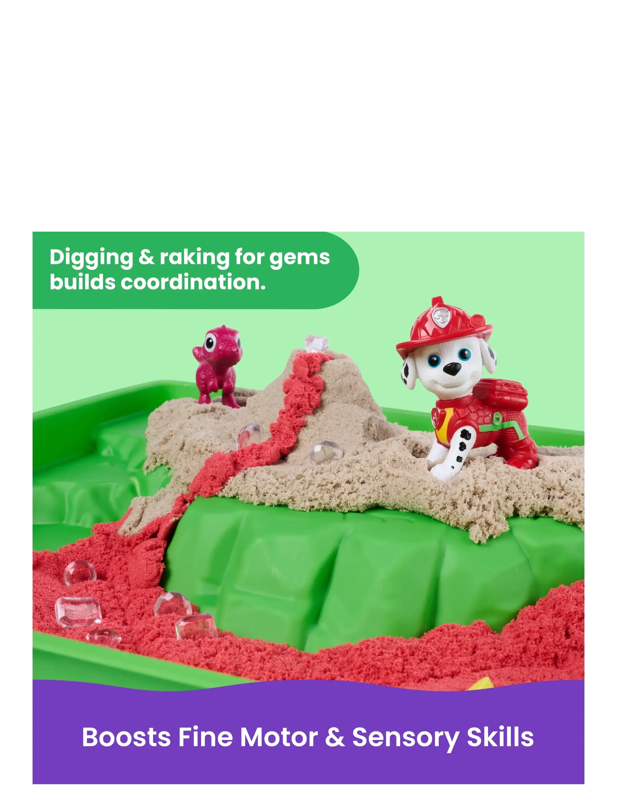 Kinetic Sand - Kinetic Sand x Paw Movie 3 Tray - Marshall - lekset - multi - 5