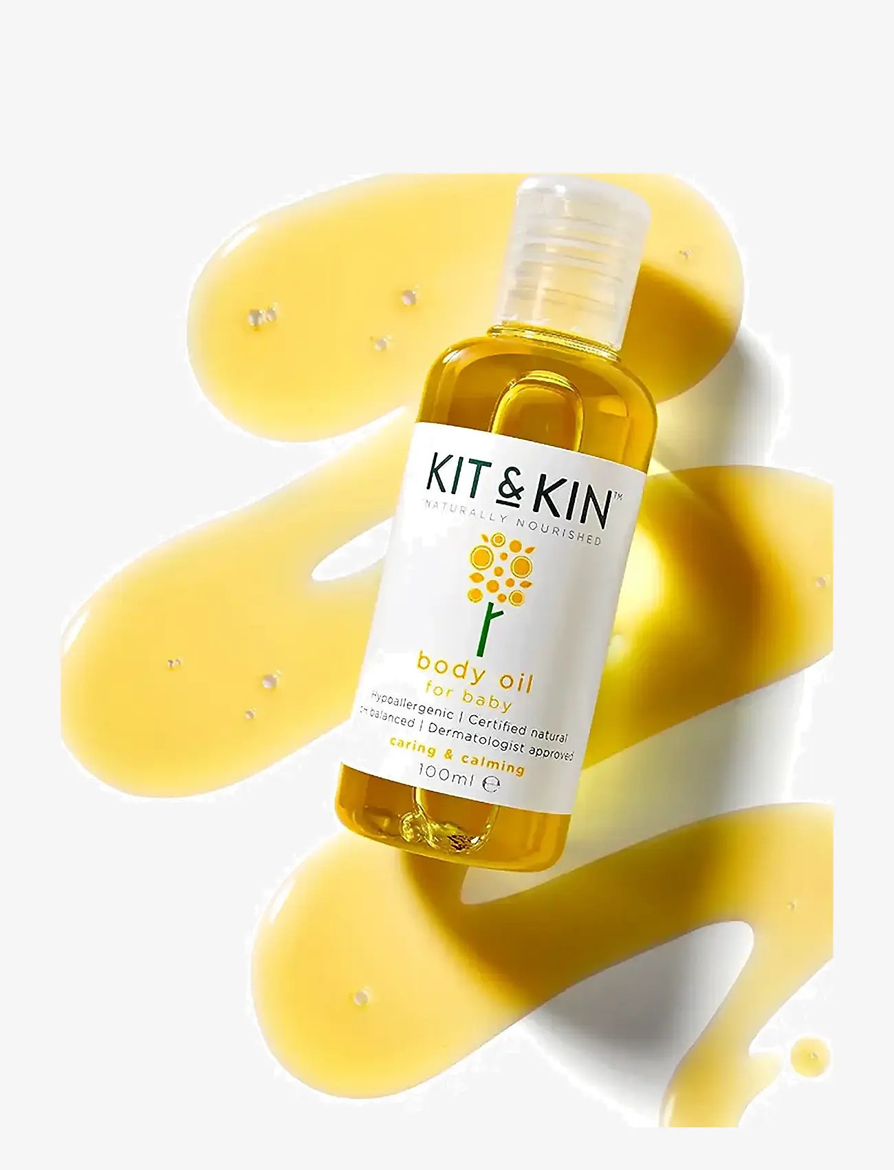Kit & Kin - Baby Oil - helse & hygiene - white - 1