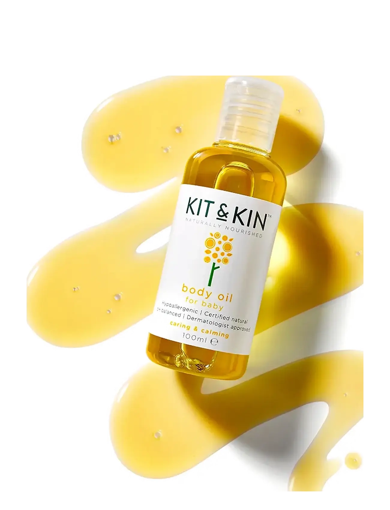 Kit & Kin Baby Oil - Babyvård - WHITE / white