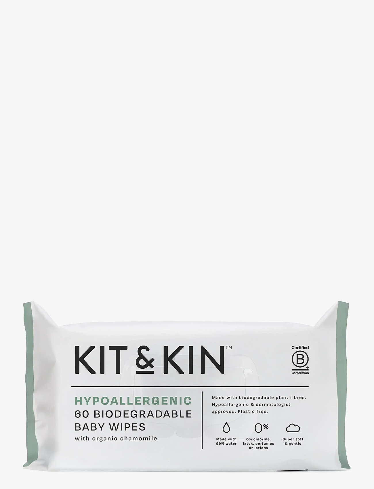 Kit & Kin - Baby Wipes 10x60 - babypleje - white - 2