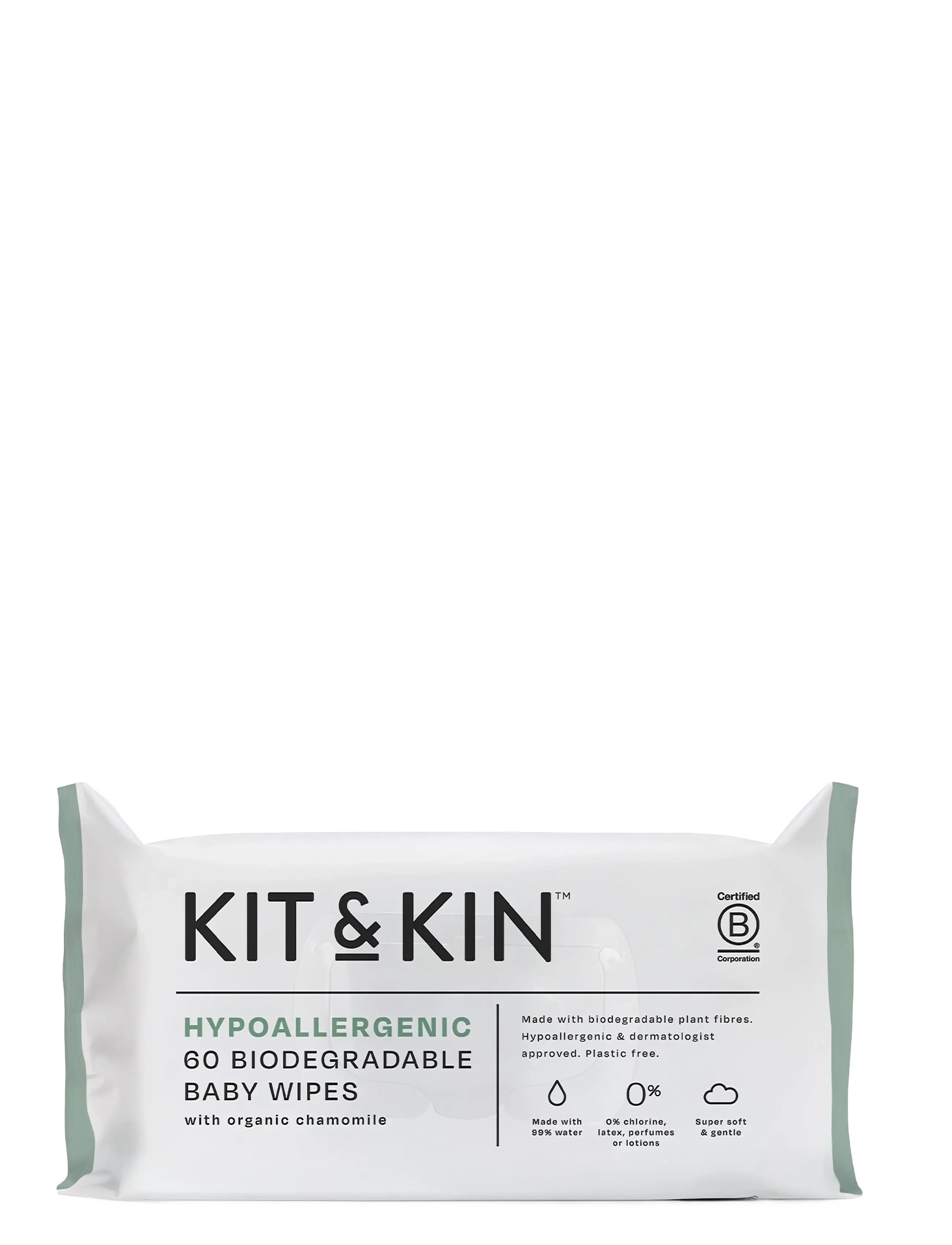 Kit & Kin - Baby Wipes 10x60 - vådservietter - white - 2