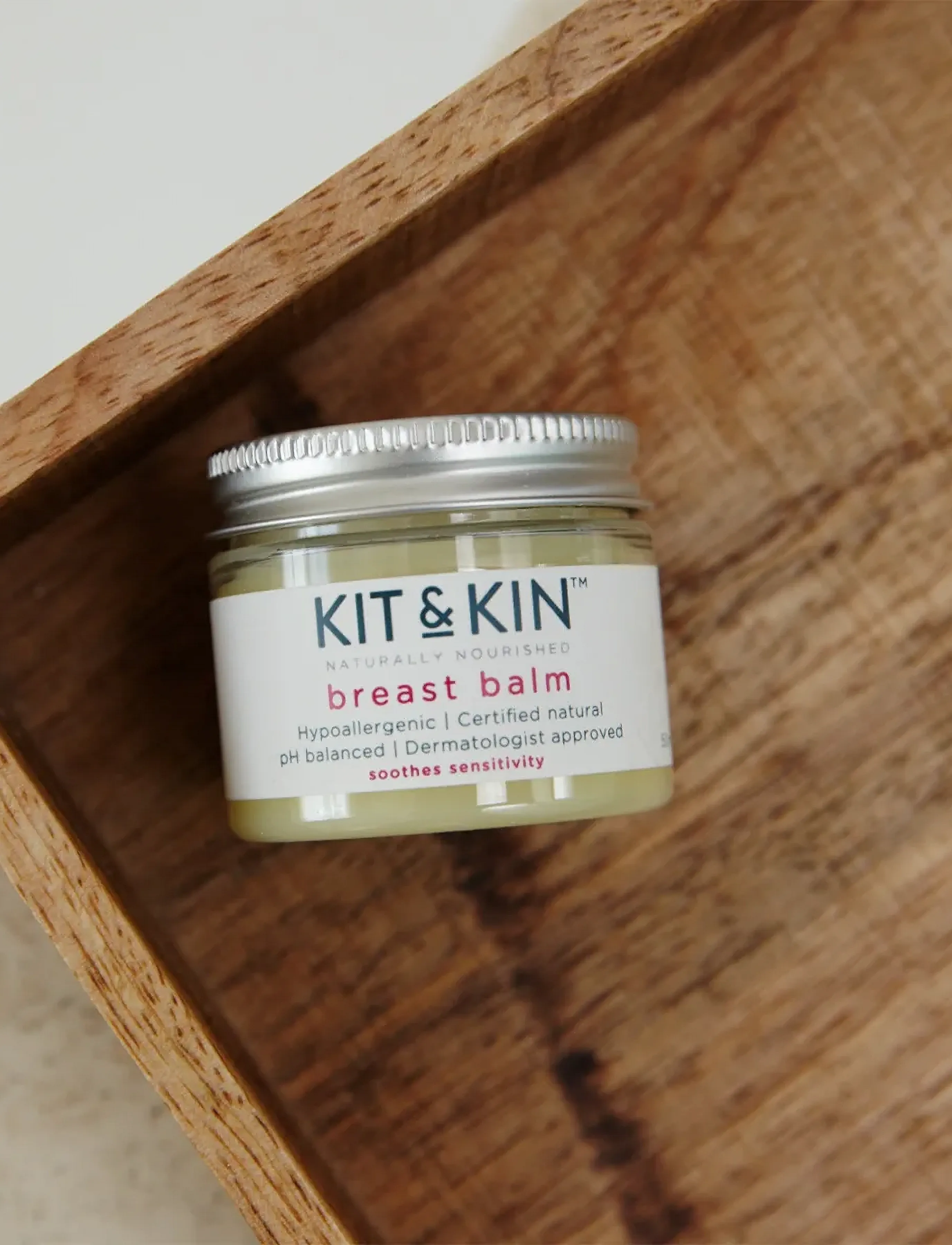 Kit & Kin Breast Balm, Kvinder, Brystbalsam, Hvid, Str: 50 ML