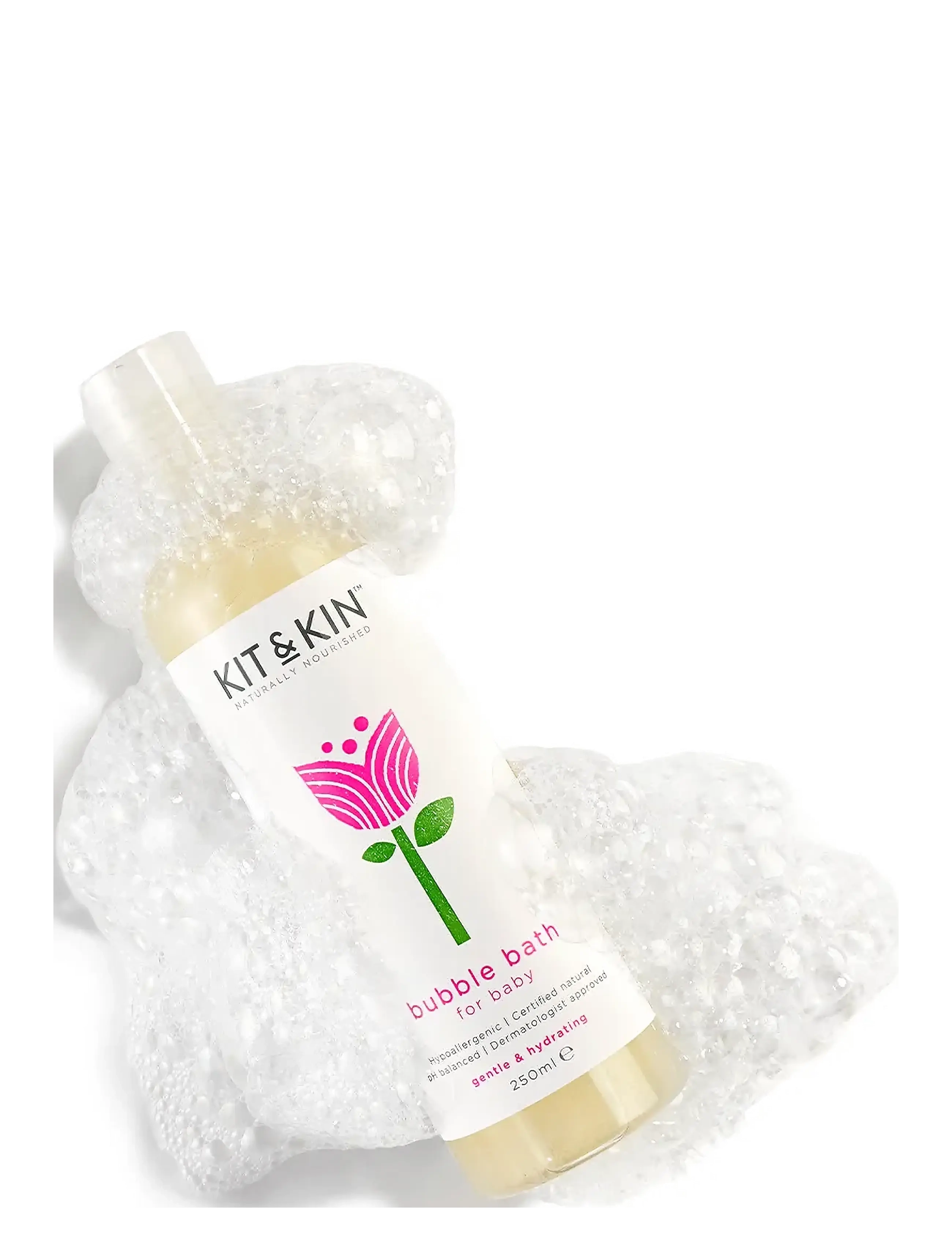 Kit & Kin Baby Bubble Bath - App deal - WHITE / white