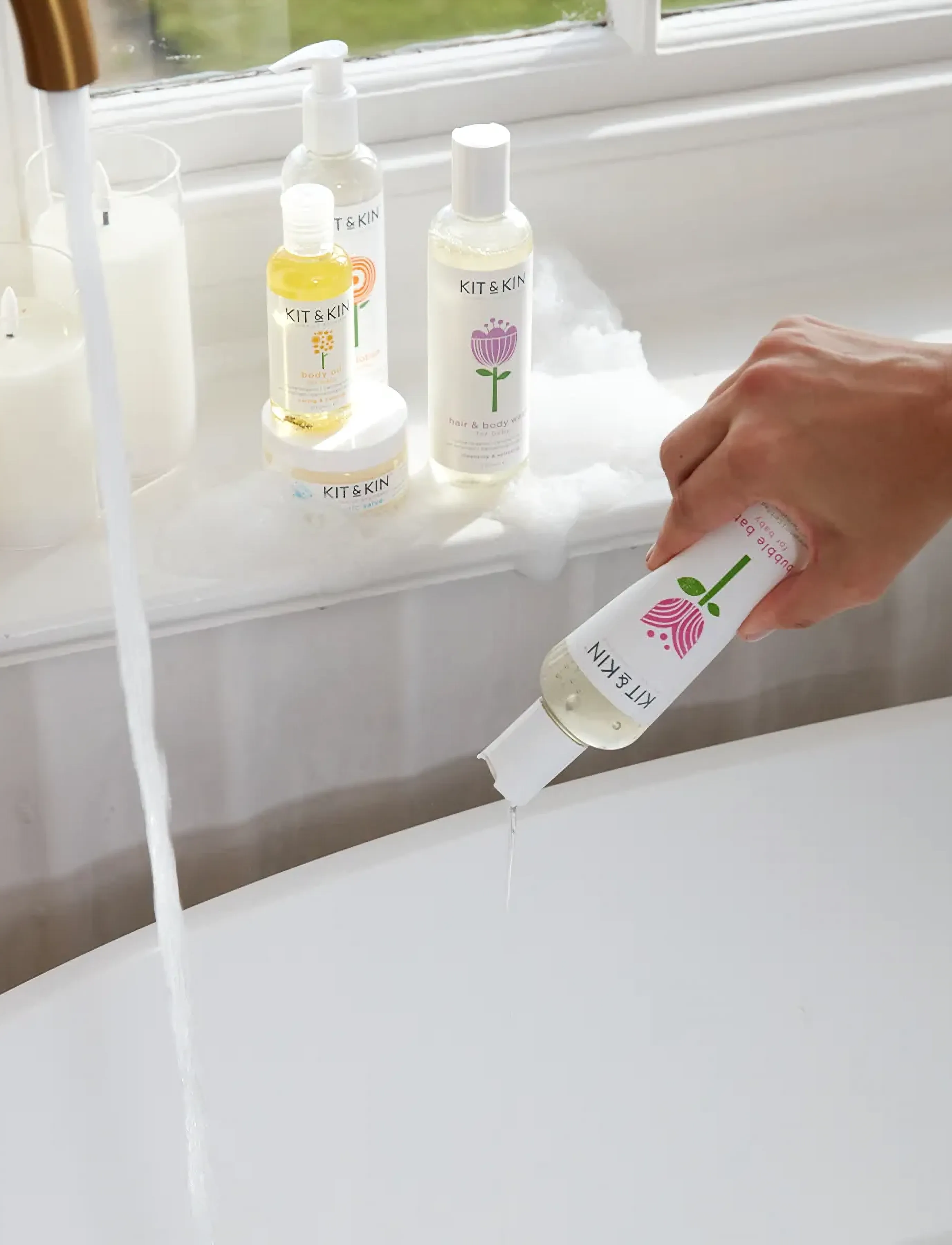 Kit & Kin - Baby Bubble Bath - hygienetilbehør - white - 4