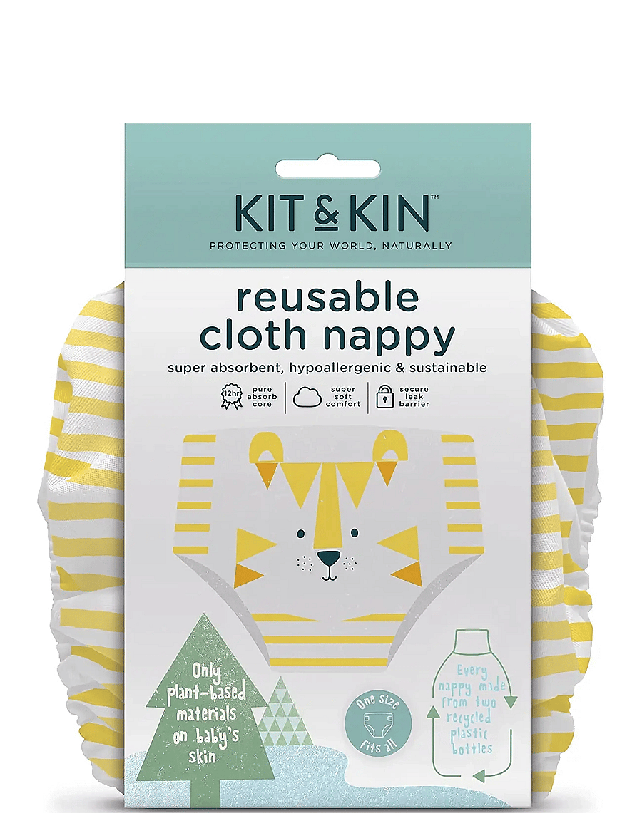 Kit & Kin - Reusable Nappy - blöjor - white - 2
