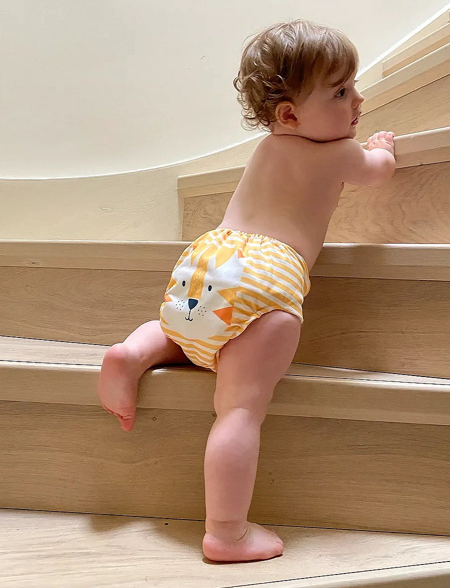 Kit & Kin - Reusable Nappy - blöjor - white - 4