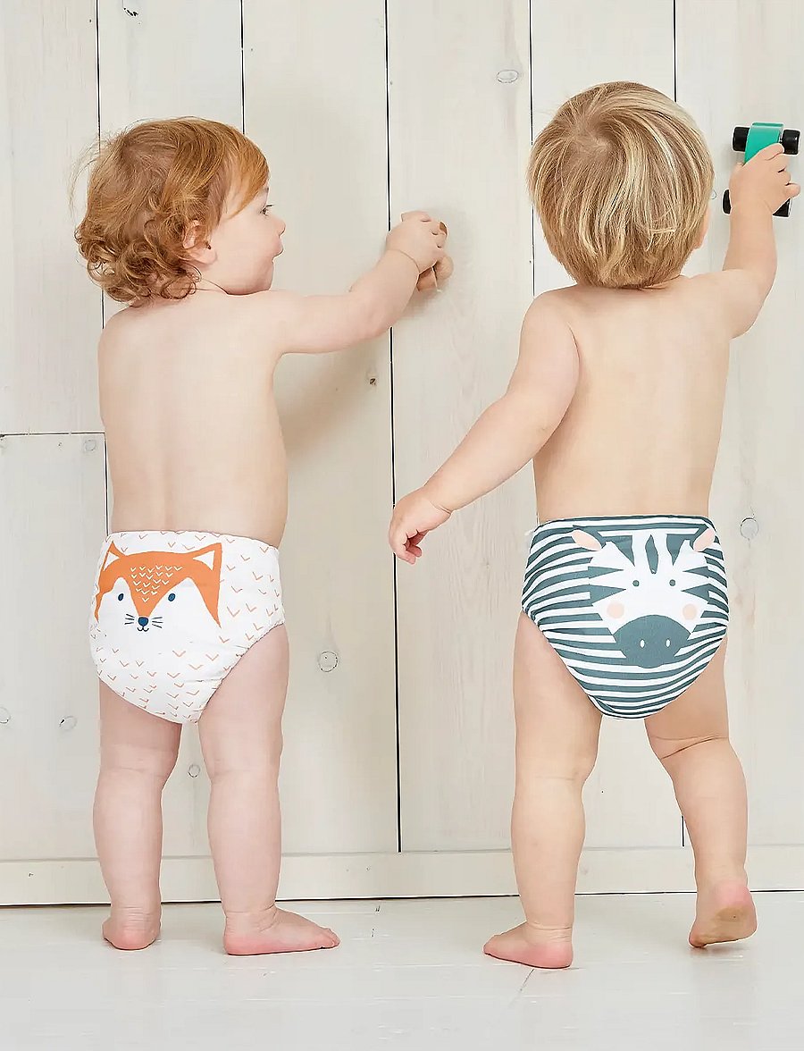 Kit & Kin - Reusable Nappy - bleyjur - white - 5