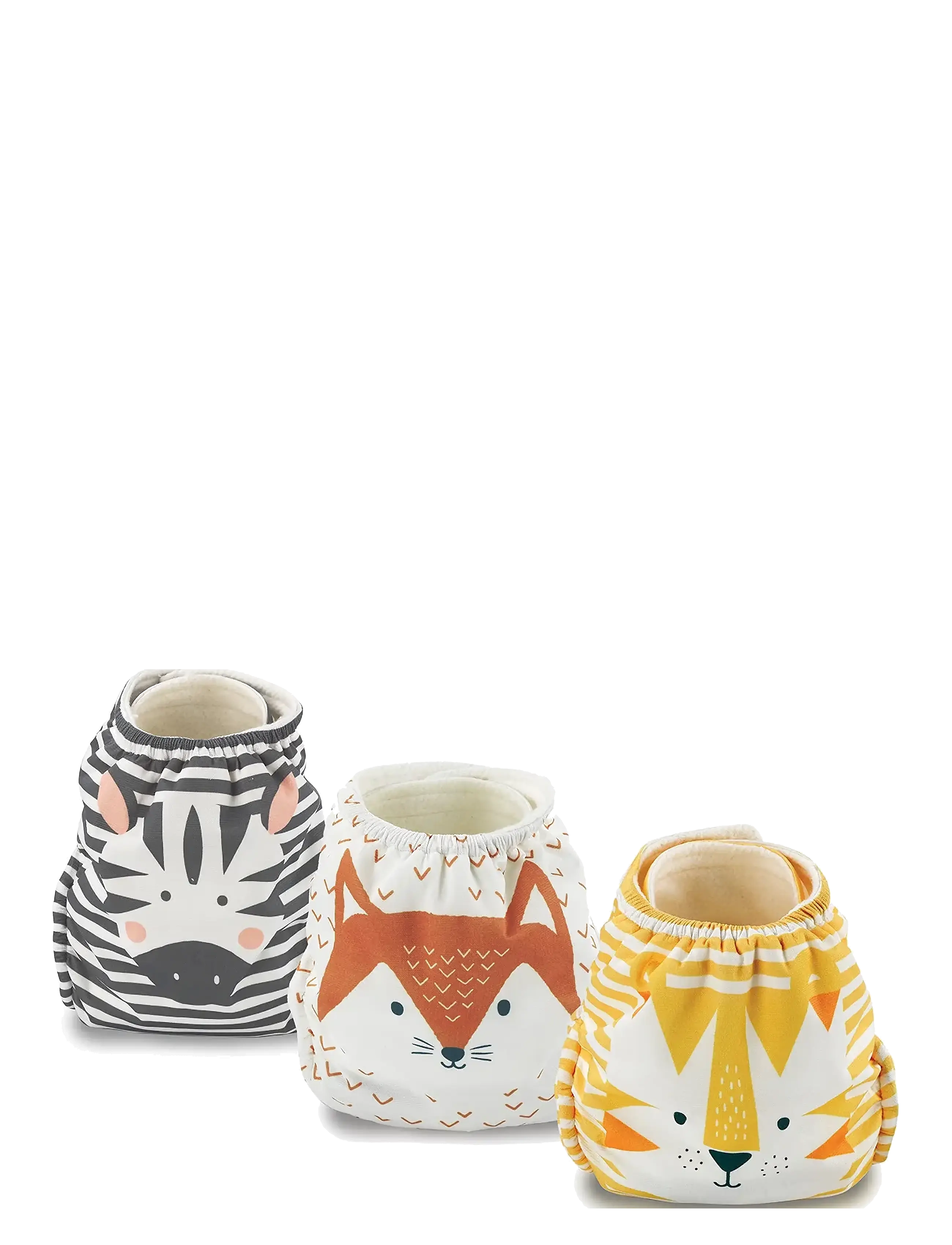 Kit & Kin - Reusable Nappy - blöjor - white - 4