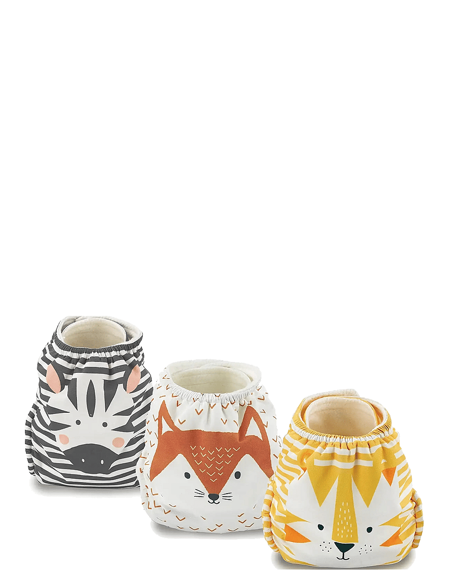 Kit & Kin - Reusable Nappy - bleyjur - white - 4