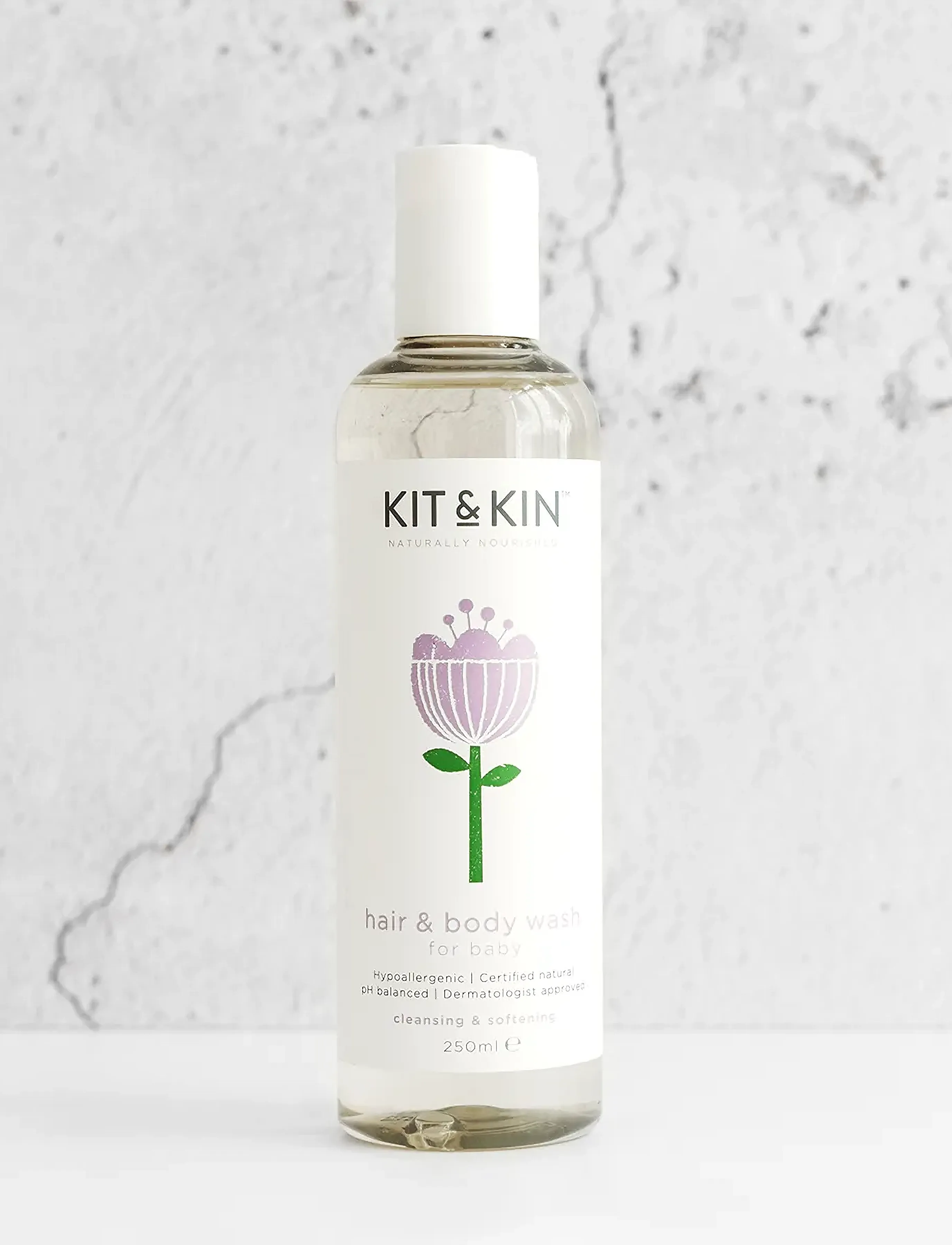 Kit & Kin - Baby Shampoo & Body Wash 250ml - hygiejnetilbehør - white - 2