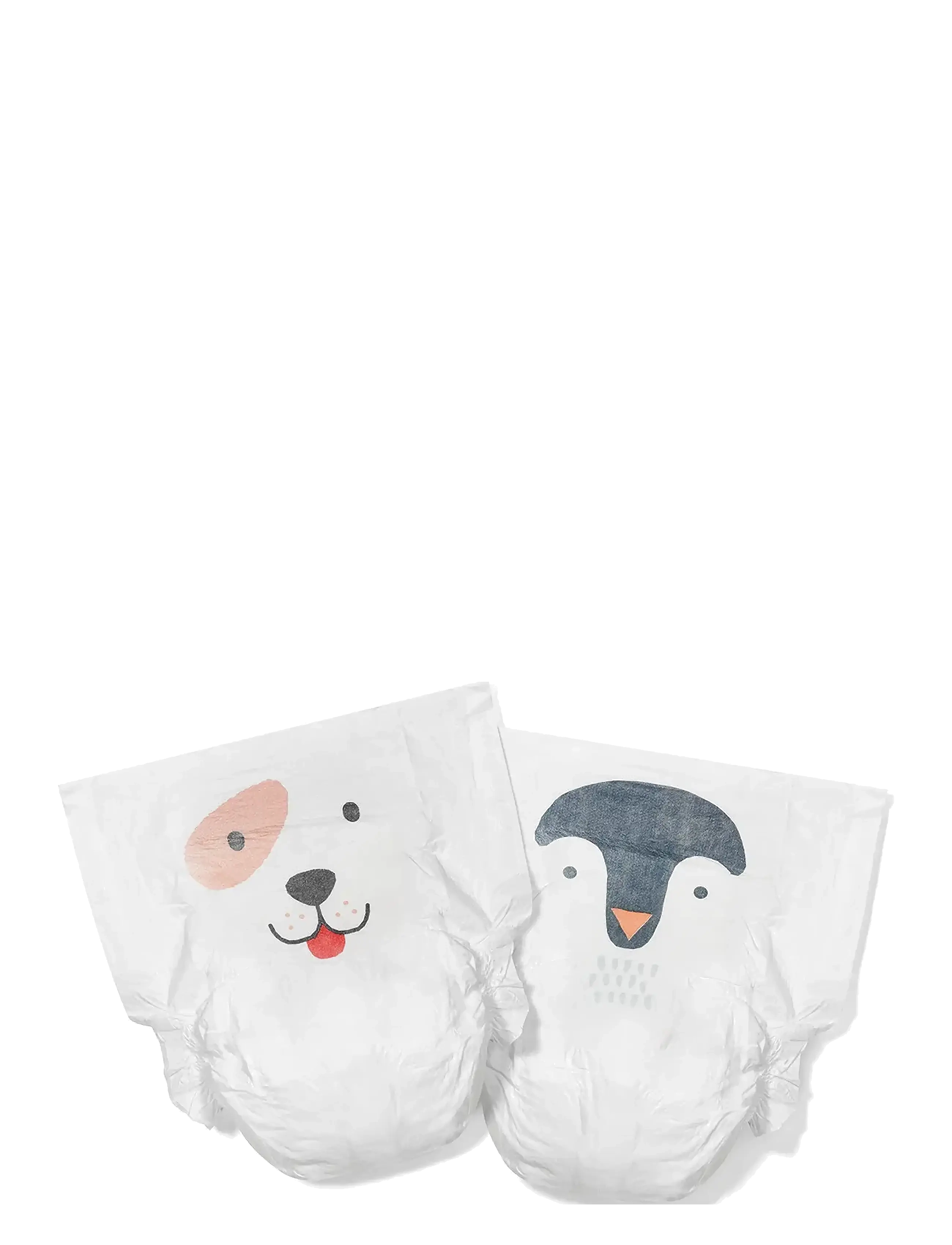 Kit & Kin Eco Nappies - App deal - WHITE / white