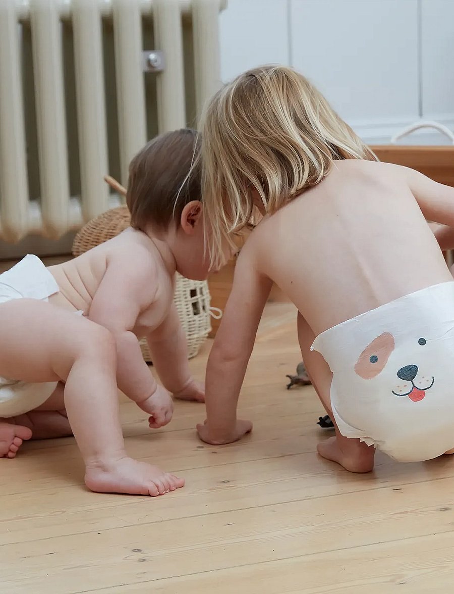Kit & Kin - Eco Nappies - blöjor - white - 4