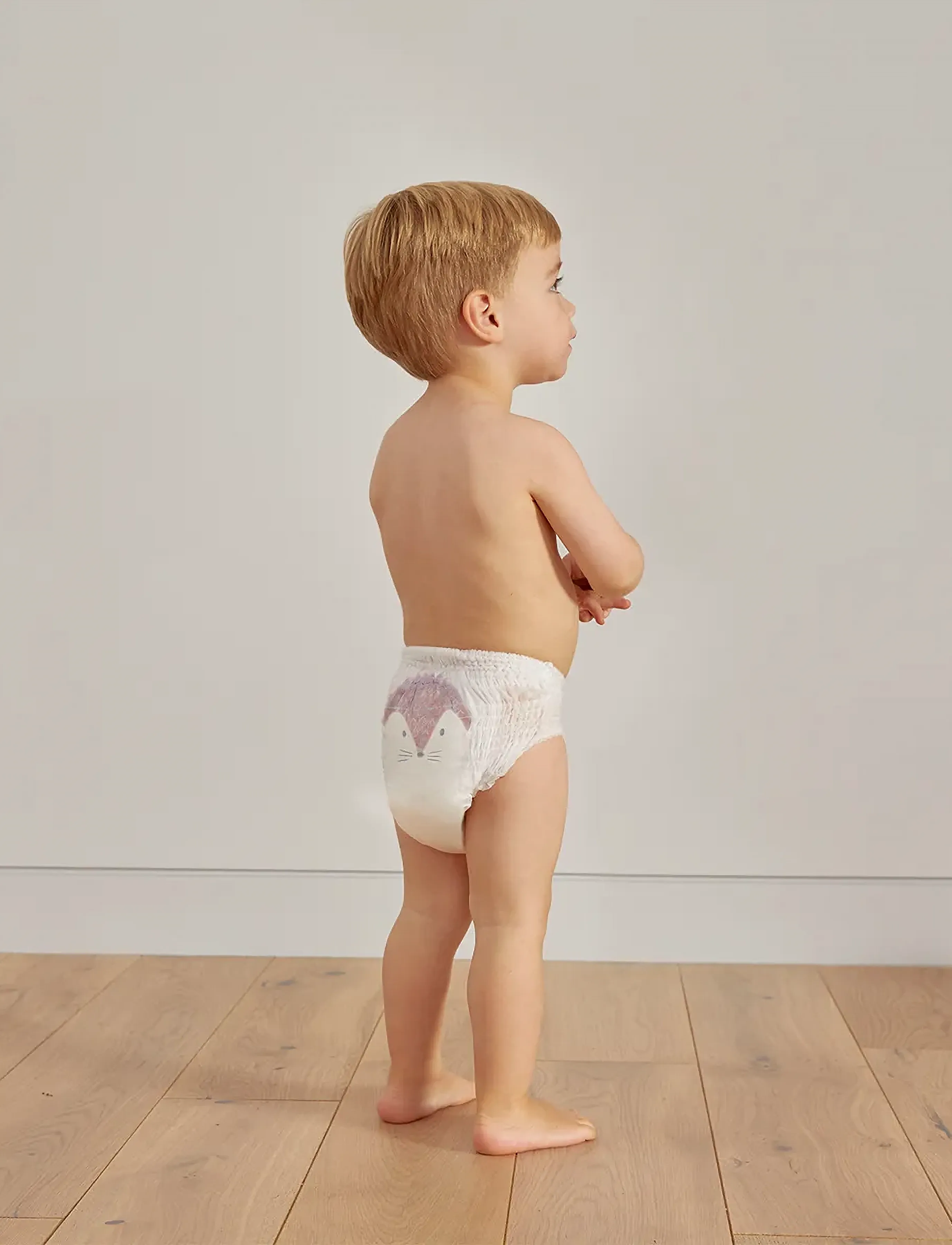 Kit & Kin - Eco Nappy Pants - vaipat - white - 4