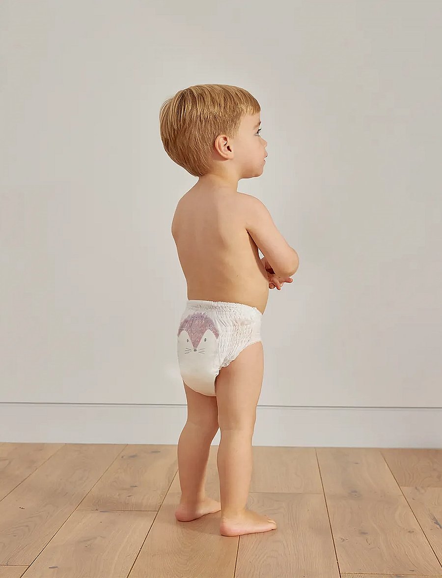 Kit & Kin - Hypoallergenic Nappy Pants - blöjor - white - 4
