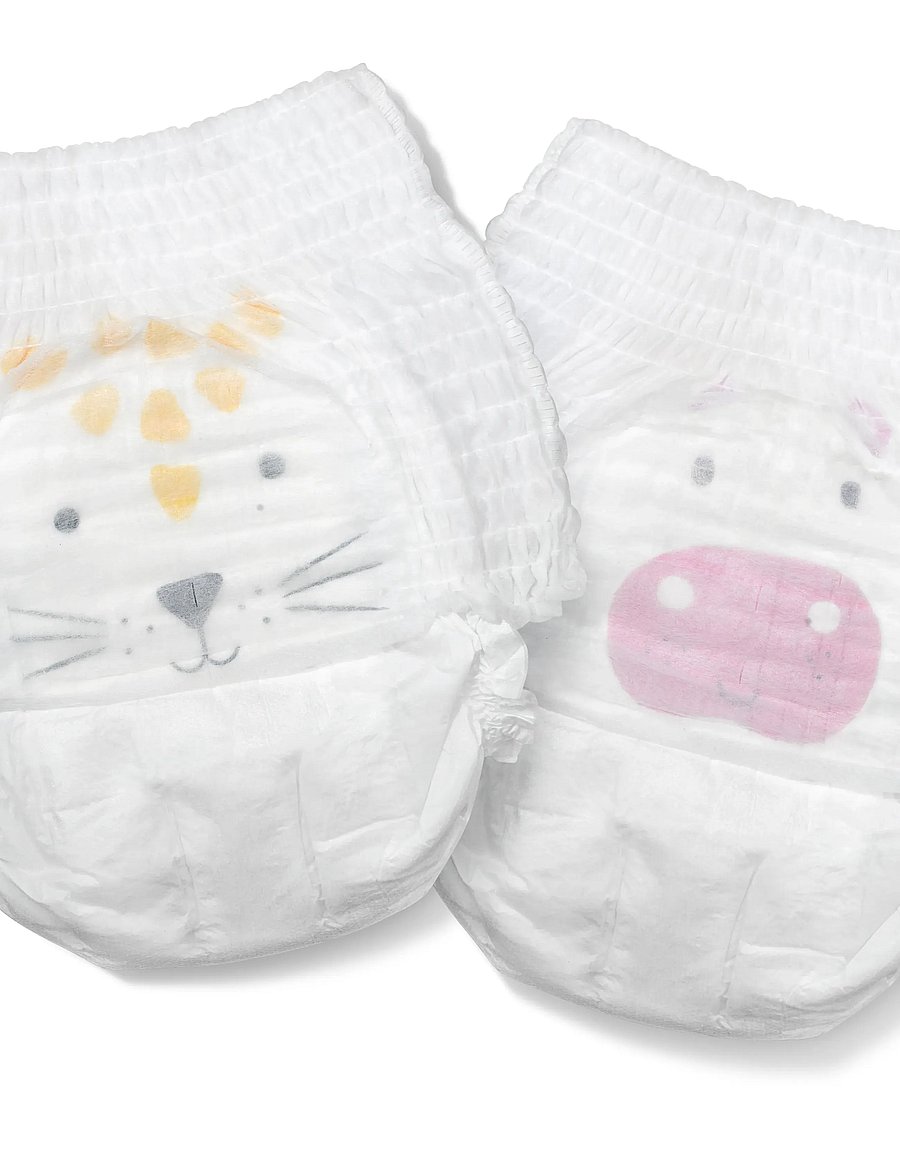 Kit & Kin - Hypoallergenic Nappy Pants - blöjor - white - 5
