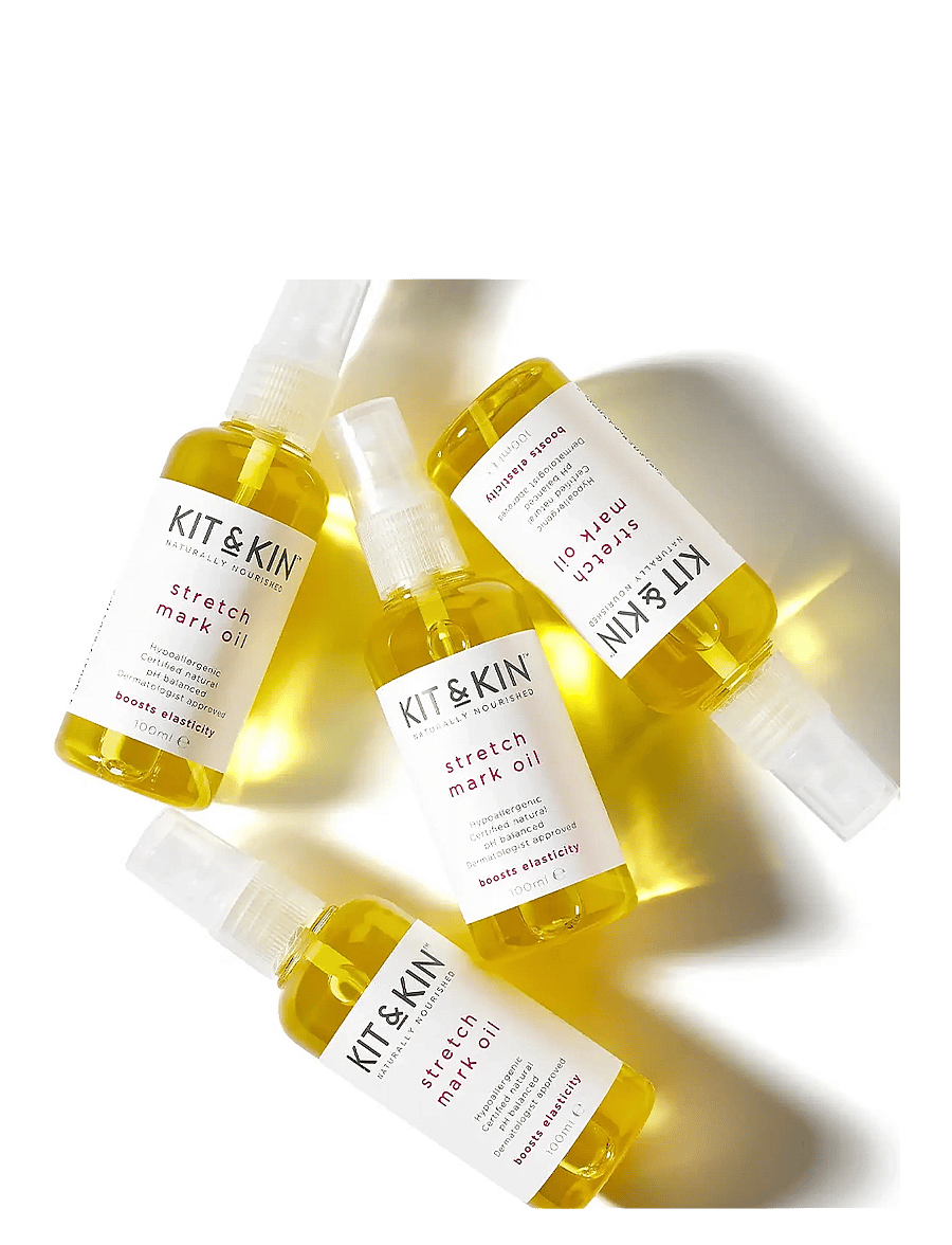 Kit & Kin - Stretch Mark Oil - graviditets produkter - white - 2