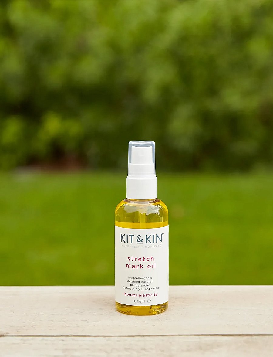 Kit & Kin - Stretch Mark Oil - graviditets produkter - white - 4