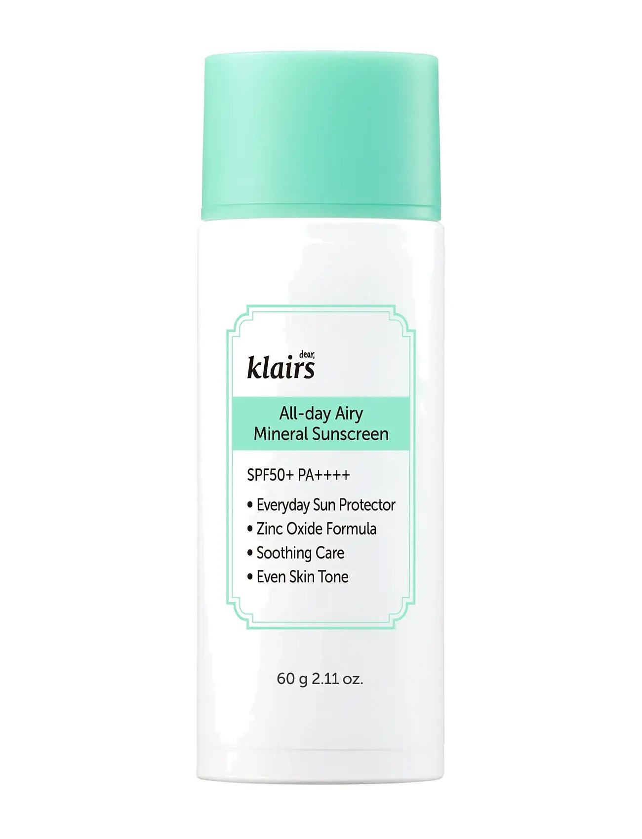 Klairs Klairs All-Day Airy Mineral Sunscreen - Nude - 60 G