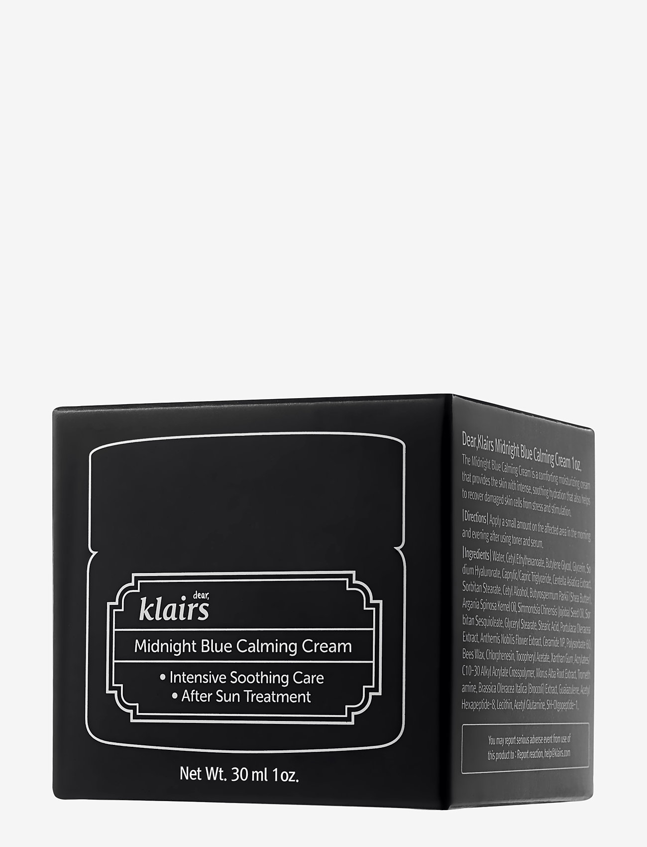 Klairs - Midnight Blue Calming Cream 30ml - niisutajad - white - 2