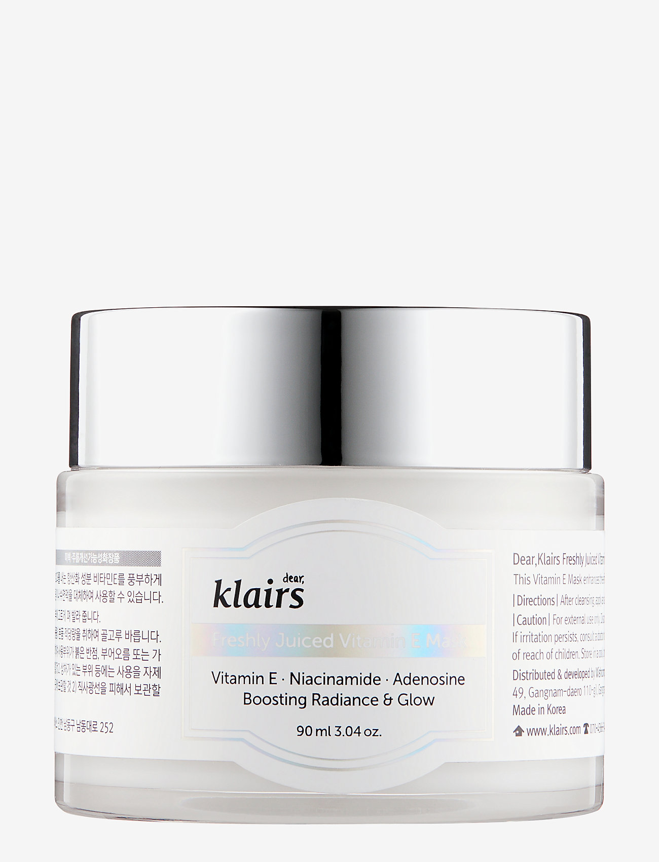 Klairs - Freshly Juiced Vitamin E Mask - detox maskas - white - 0