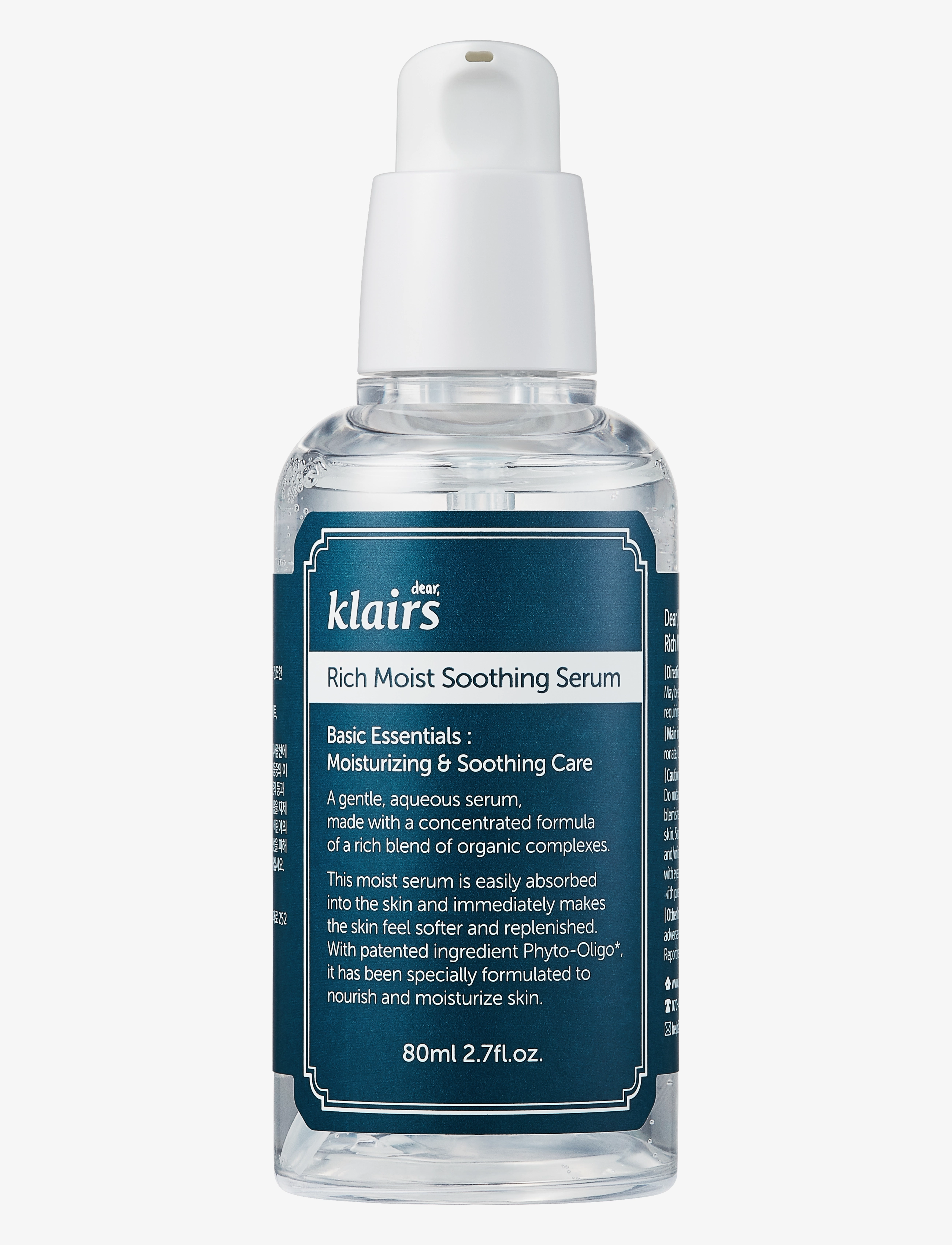 Klairs Rich Moist Soothing Serum, Serum, Nude, Str: 80 ml