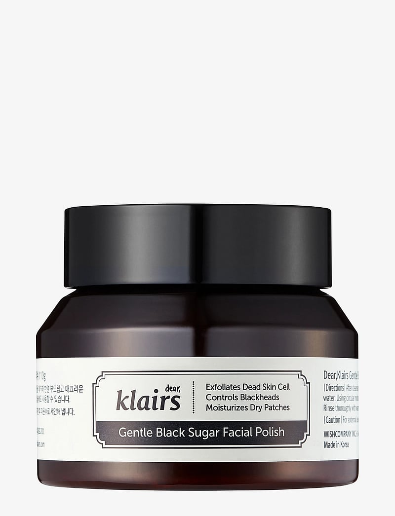 Klairs - Gentle Black Sugar Facial Polish - näo koorimine - white - 0