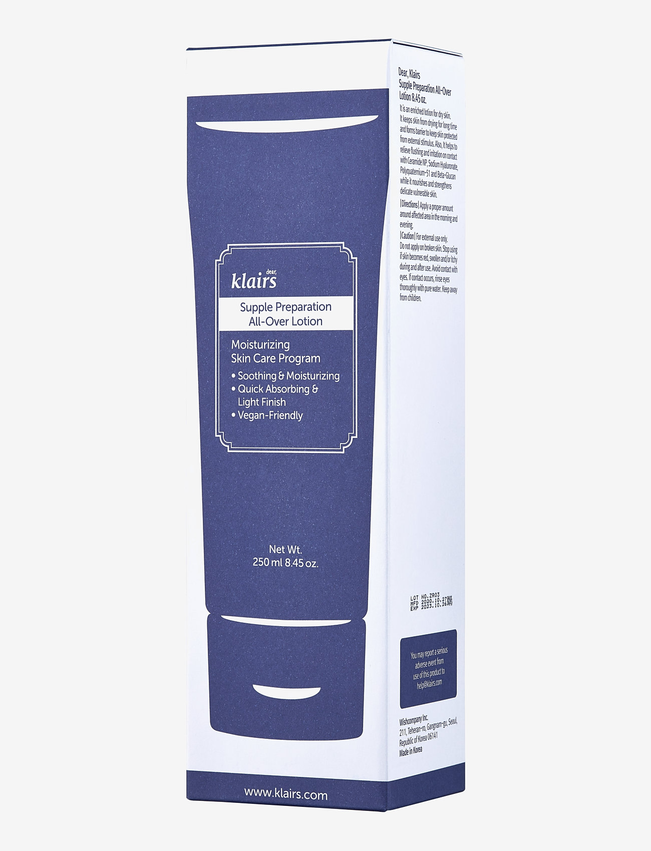 Klairs - Supple Preparation All Over Lotion - losjonai ir kremai - white - 1