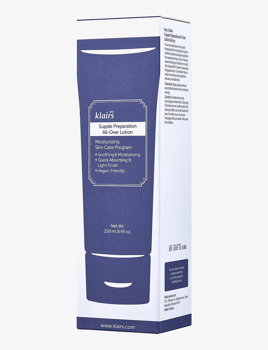 Klairs - Supple Preparation All Over Lotion - kreemid - white - 1