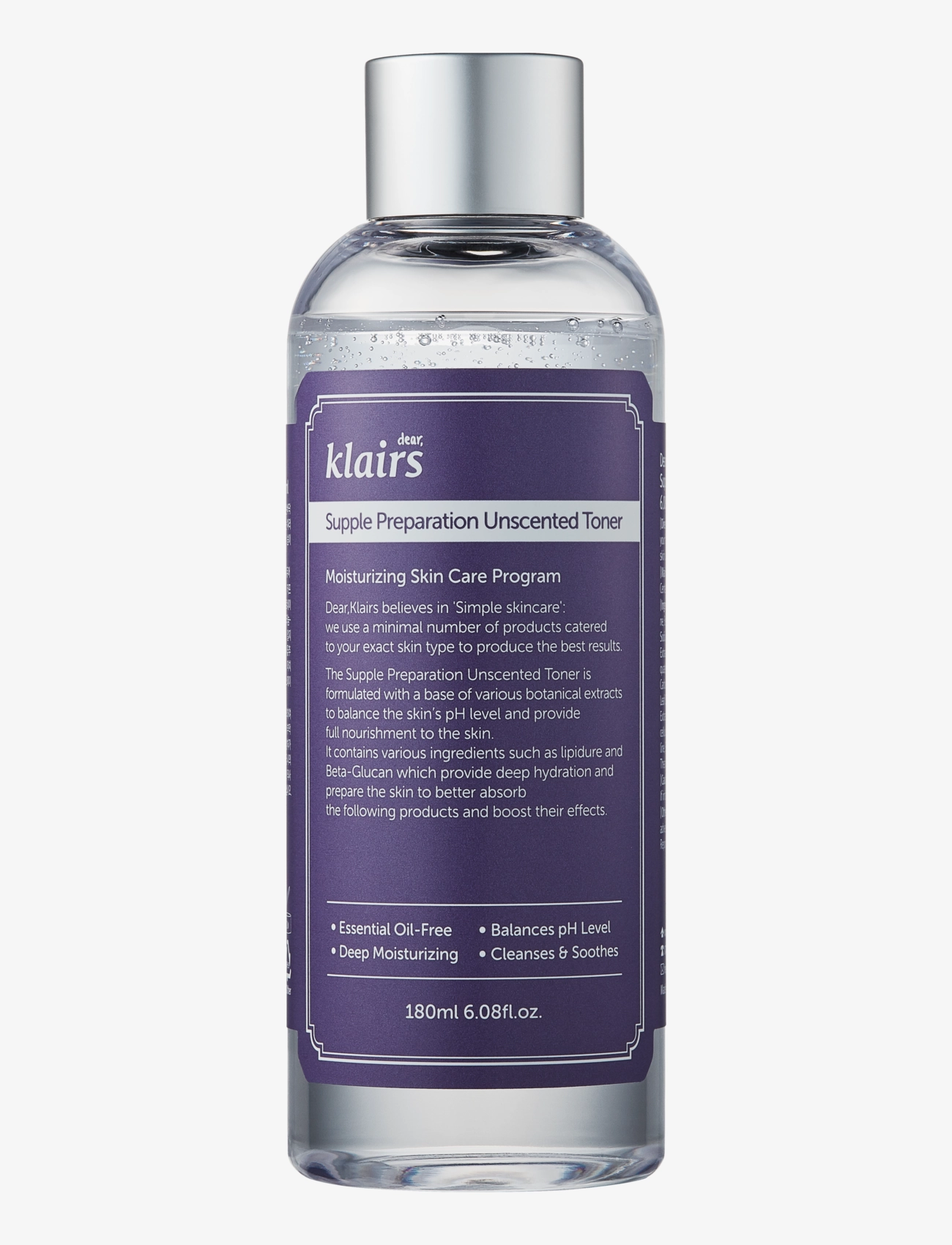 Klairs Supple Preparation Unscented Toner Full Size - Hudvård - WHITE / clear